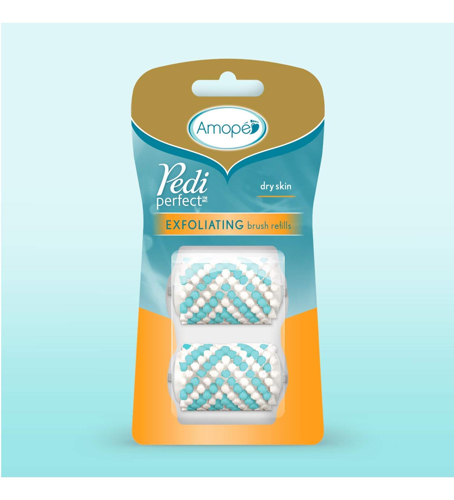 Amope Amope pedi perfect electronic foot file exfoliating brush refills (2 refills)
