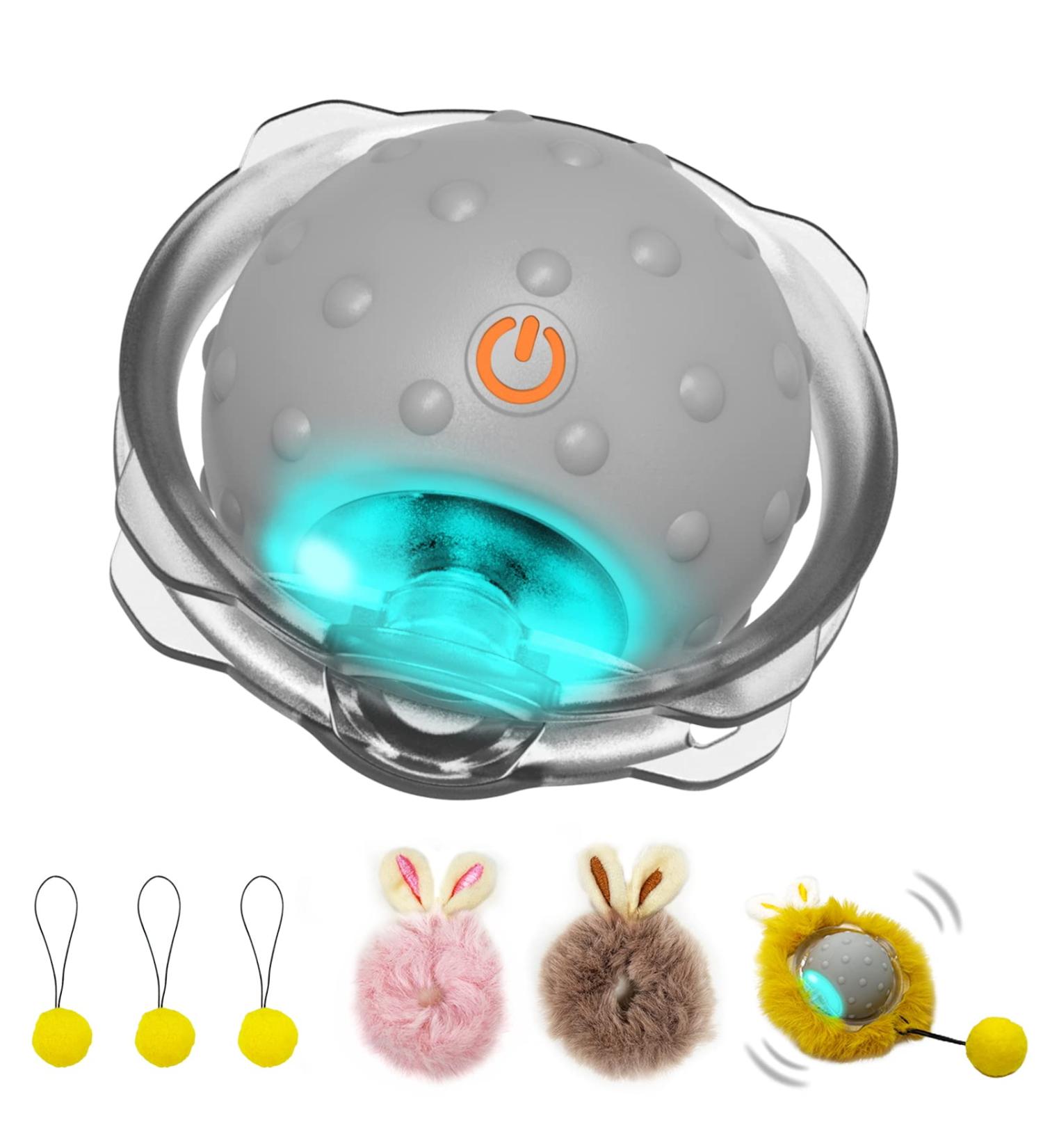 AUKL Interactive Cat Toy Ball - Automatic Rolling Robotic Car for Cats - Buy Online on GoSupps.com