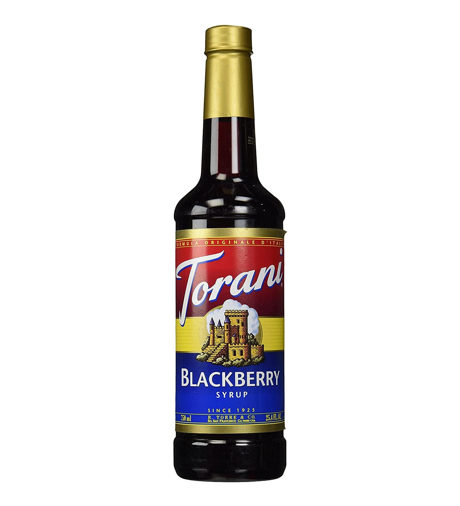 Torani Blackberry Syrup 25.4 Fl Oz (Pack of 1) - Premium Quality Flavoring for Drinks and Desserts - Buy Online on GoSupps.com