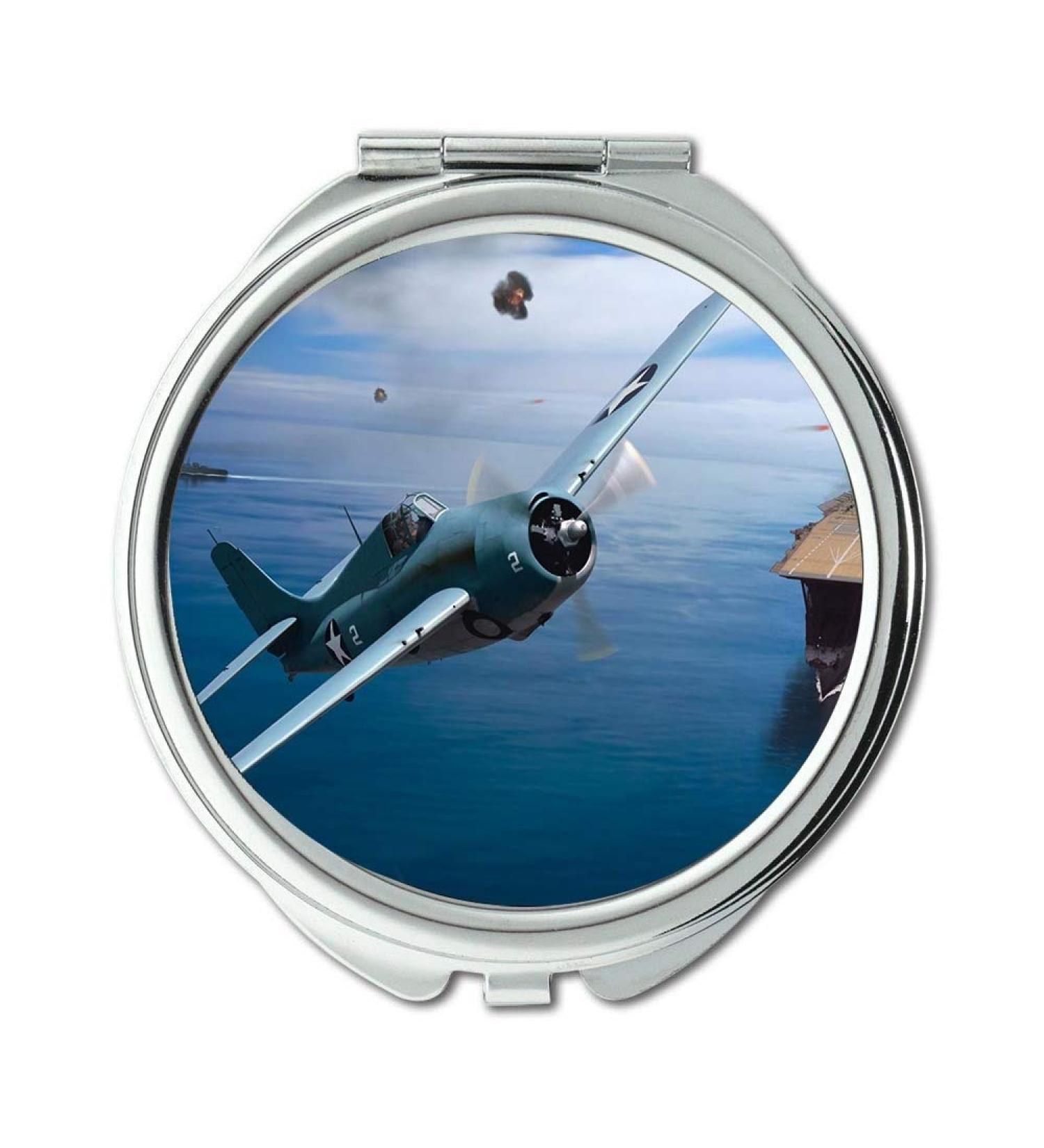 YENDOSTEEN World war aircraft Mirror Travel Mirror fighter fighter pocket mirror portable mirror - Buy Online on GoSupps.com