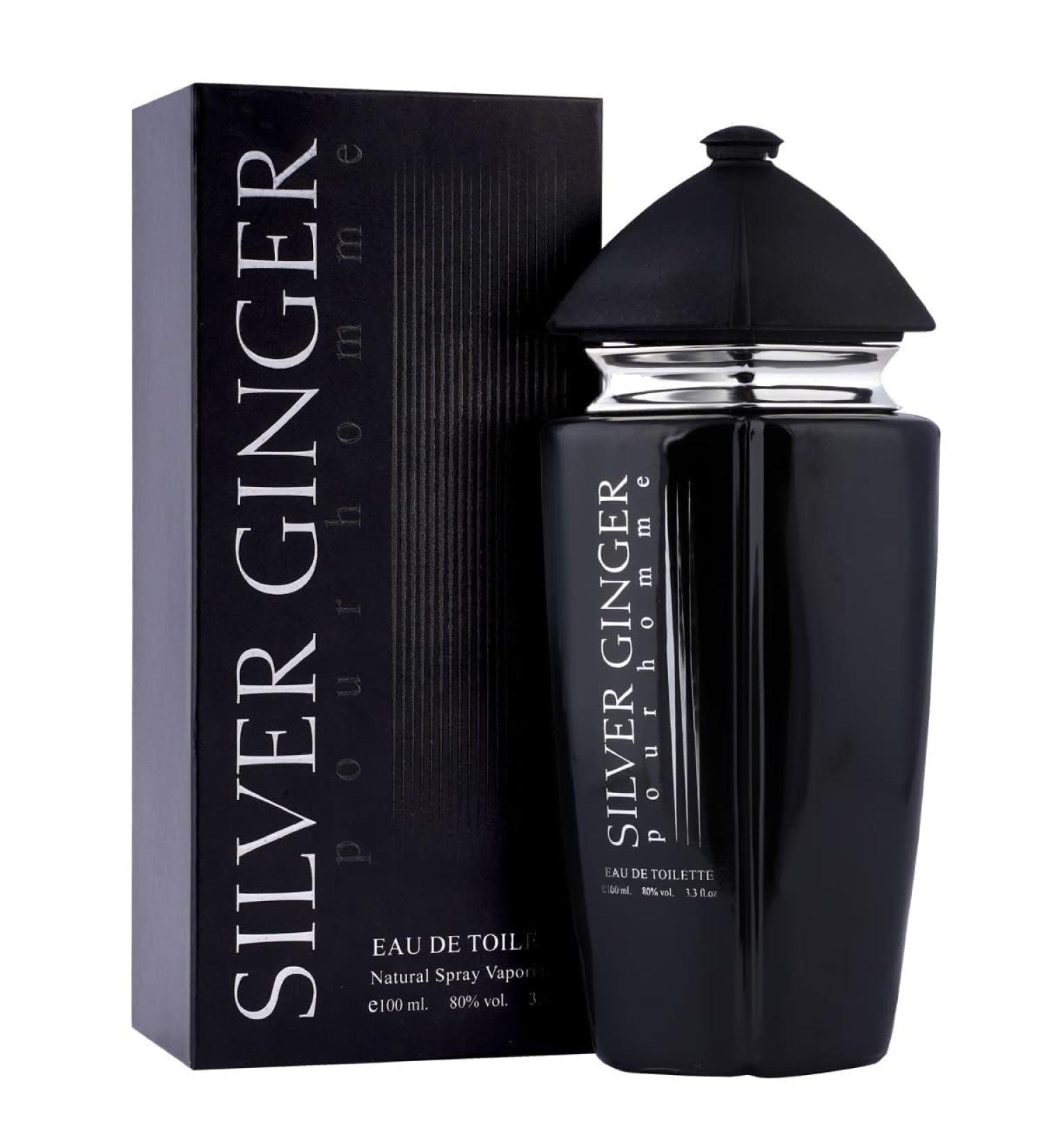 Silver Ginger Long Lasting Men Perfume Aquatic Fresh & Woody Soothing Fragrance | 100ml - Buy Online on GoSupps.com