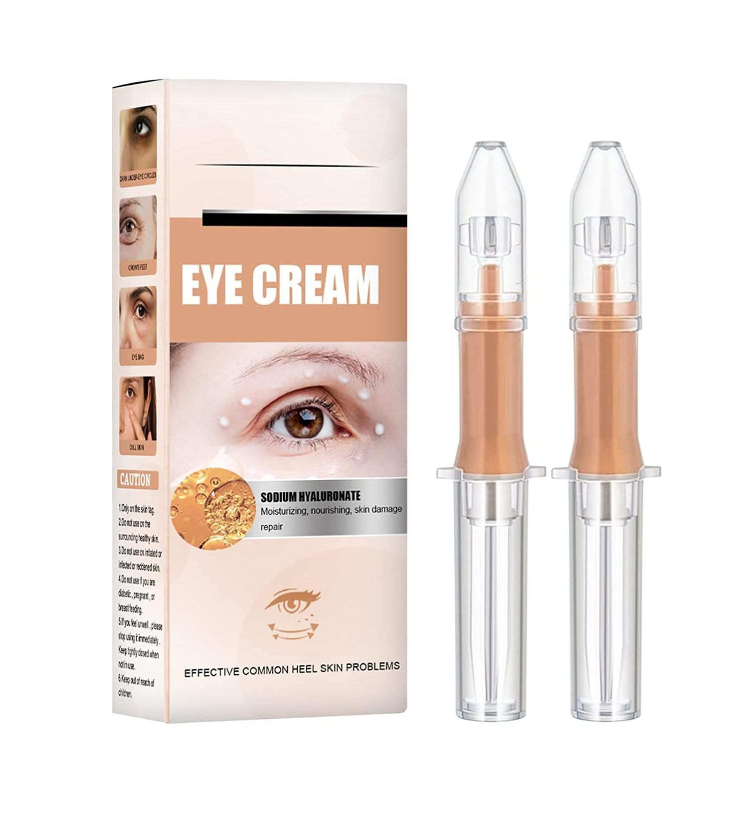 1 Min Eyes Beauty S rum contour des yeux pour les cernes et les poches cr me pour enlever instantan ment les poches oculaires s rum instantan pour les yeux (2 pi ces) - Buy Online on GoSupps.com