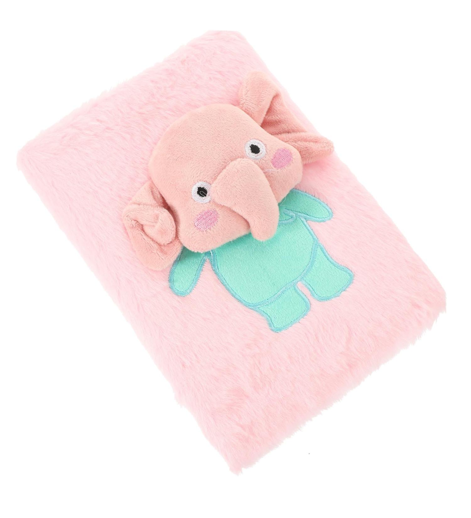 ABOOFAN Plush Diary Cartoon Notepad Plush Cover Journal Book Girl Accessory Girl Notebook Recording Book Fluffy Journal Book The Notebook Book Lovely Diary Book Child Paper Cute Handbook - Buy Online on GoSupps.com