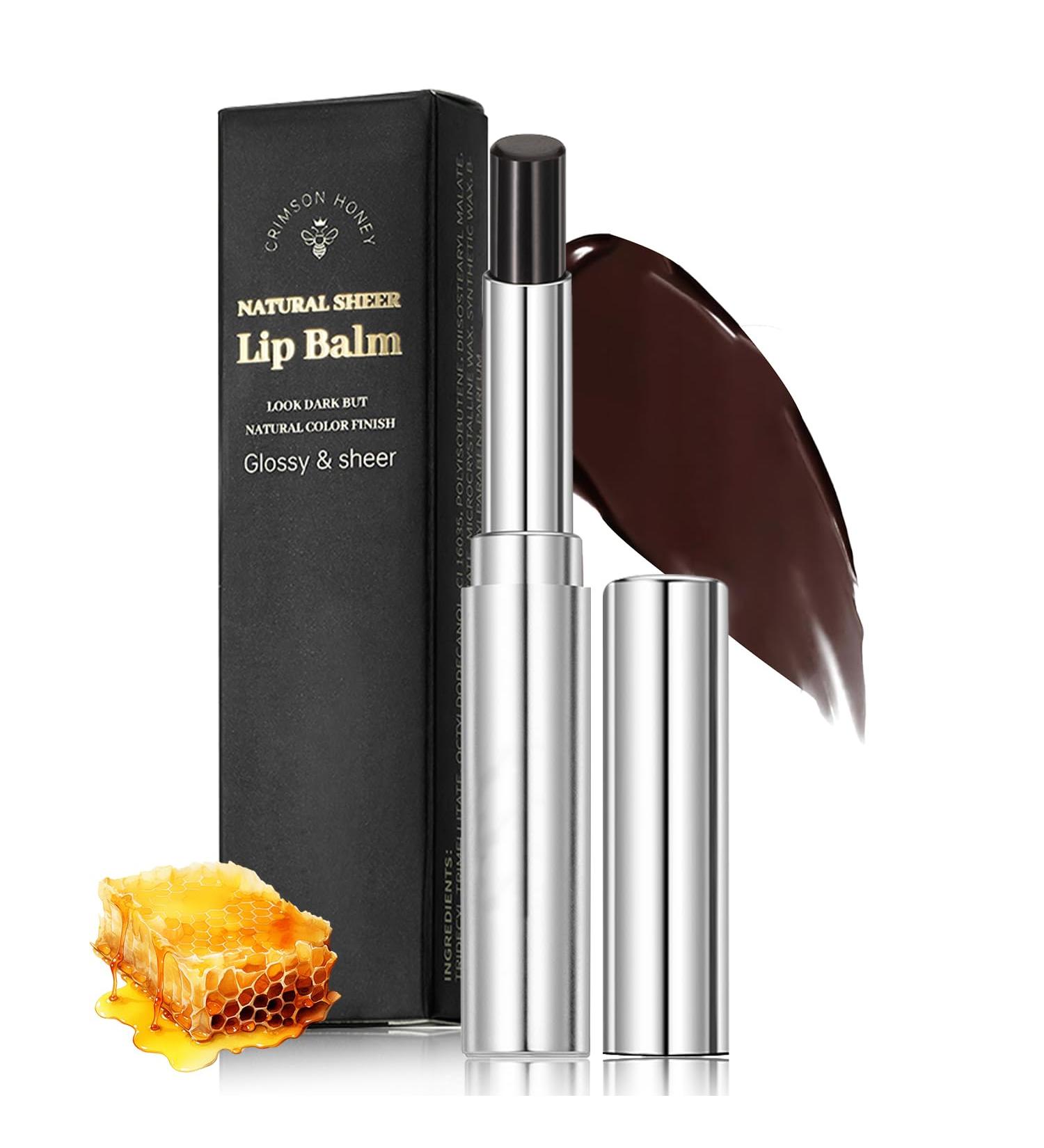 Noir Honey Lipstick Moisturizing Lip Color Nourishing Lip Balm Honey Noir Lipstick Suitable for All Skin Tones Natural Lip Care Long-Lasting Moisturization Non-Sticky (Black) - Buy Online on GoSupps.com