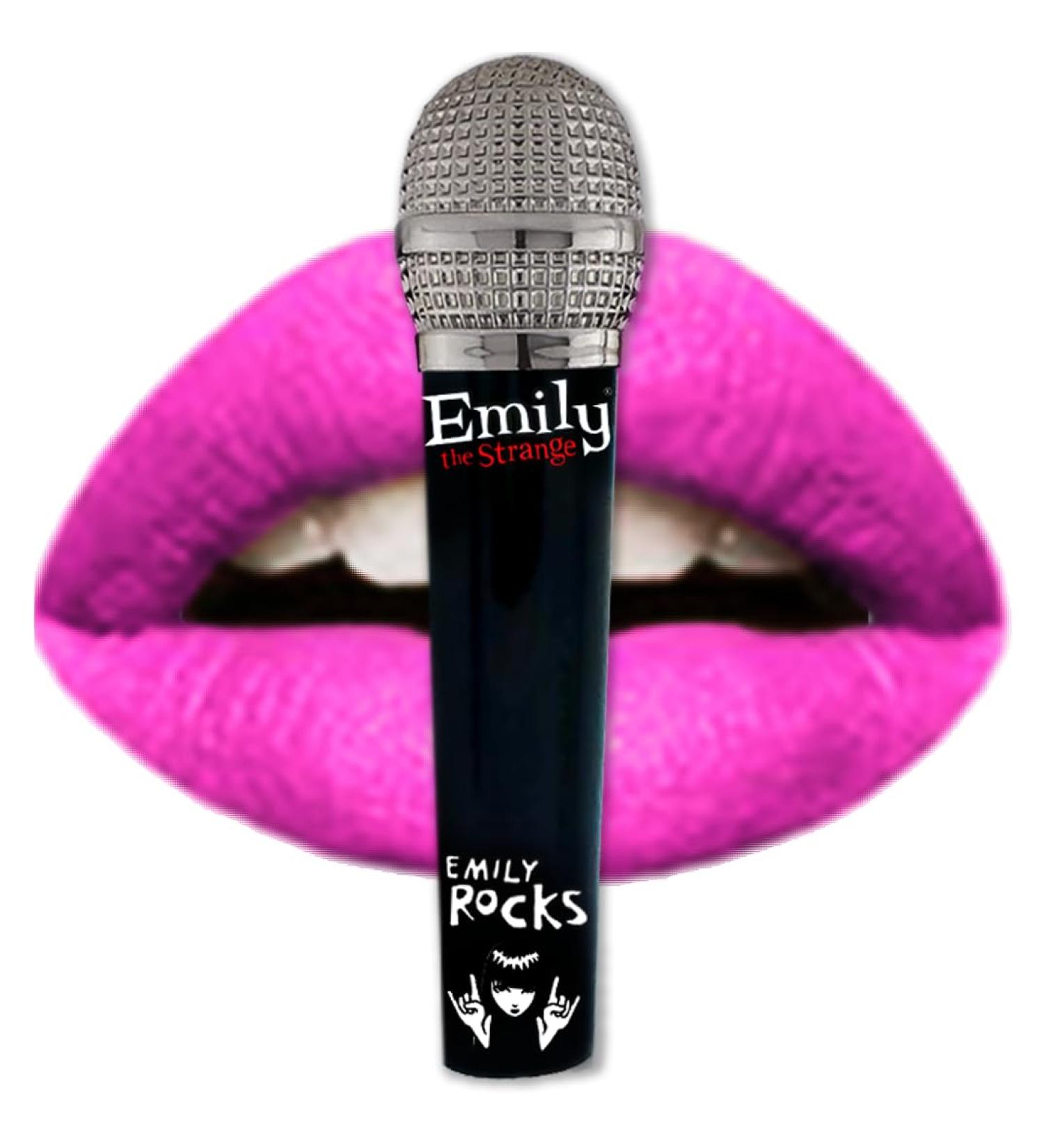 Buy Emily the Strange Microphone Lipstick (Punk Pink) - International Shipping Available | Trendy Makeup & Unique Gifts - Buy Online on GoSupps.com