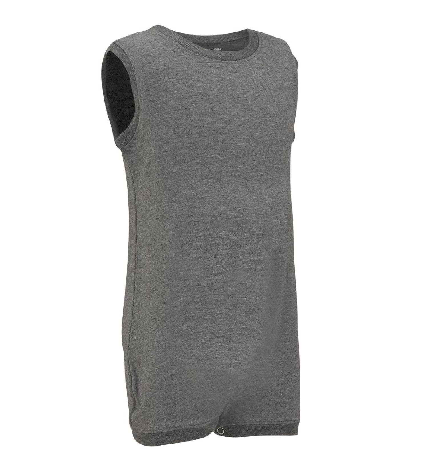 KayCey Sleeveless Bodysuit for Older Children (15-16 yrs) - Grey | Adaptive Clothing for Special Needs Boys & Girls - Buy Online on GoSupps.com