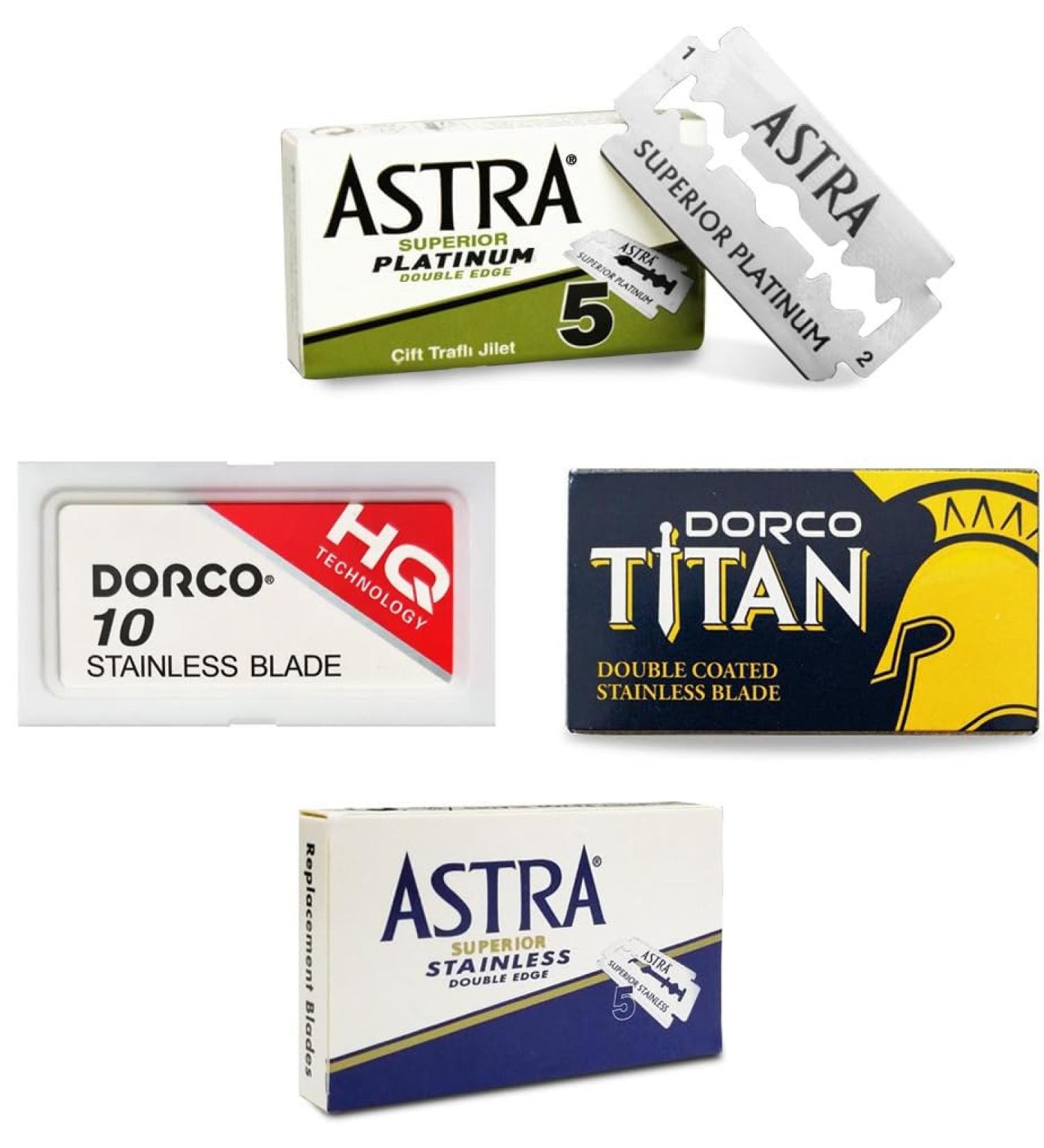 Shop The Goodfellas Smile Titan/Premium Astra Bi-25-Piece Shaving Set | Quality International Shipping - Buy Online on GoSupps.com