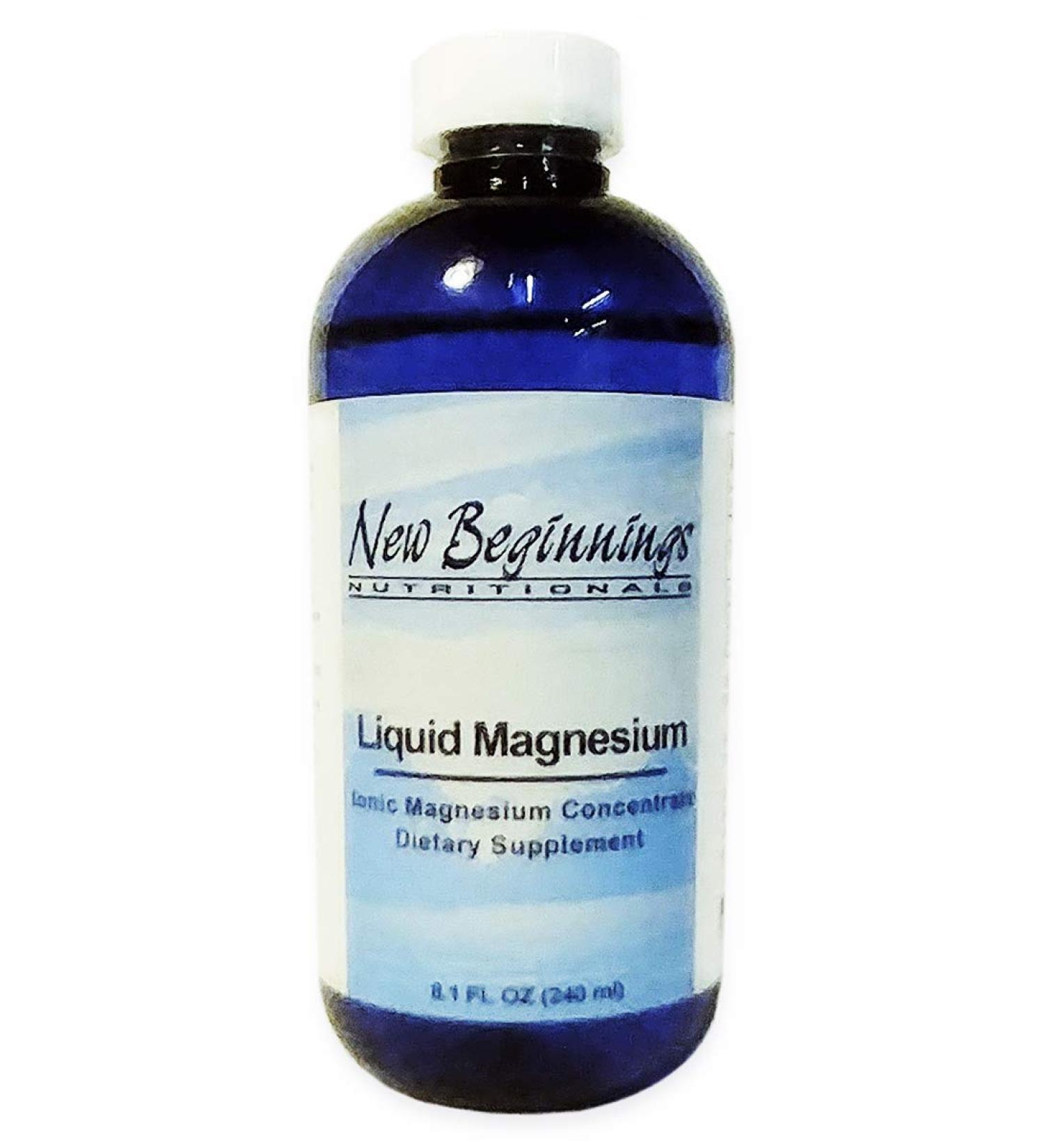 8oz Liquid Ionic Magnesium | Water-Soluble & Easily Absorbed | Ultra Concentrate Ionic Formula - Buy Online on GoSupps.com