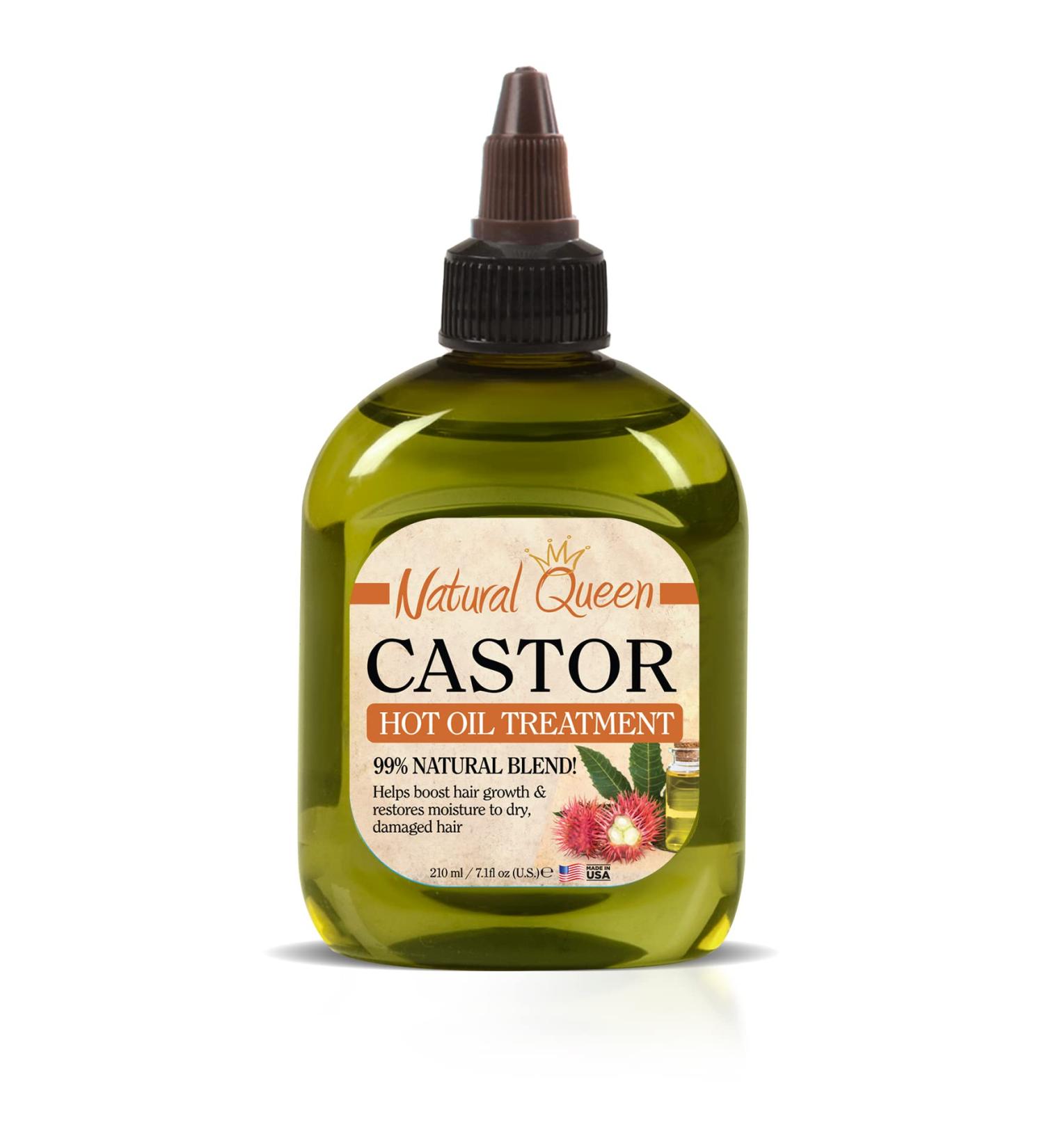 SFC Natural Queen Castor Hot Oil Treatment 7.1 oz - Moisturizing Treatment with Castor Oil for Hair Growth - Buy Online on GoSupps.com