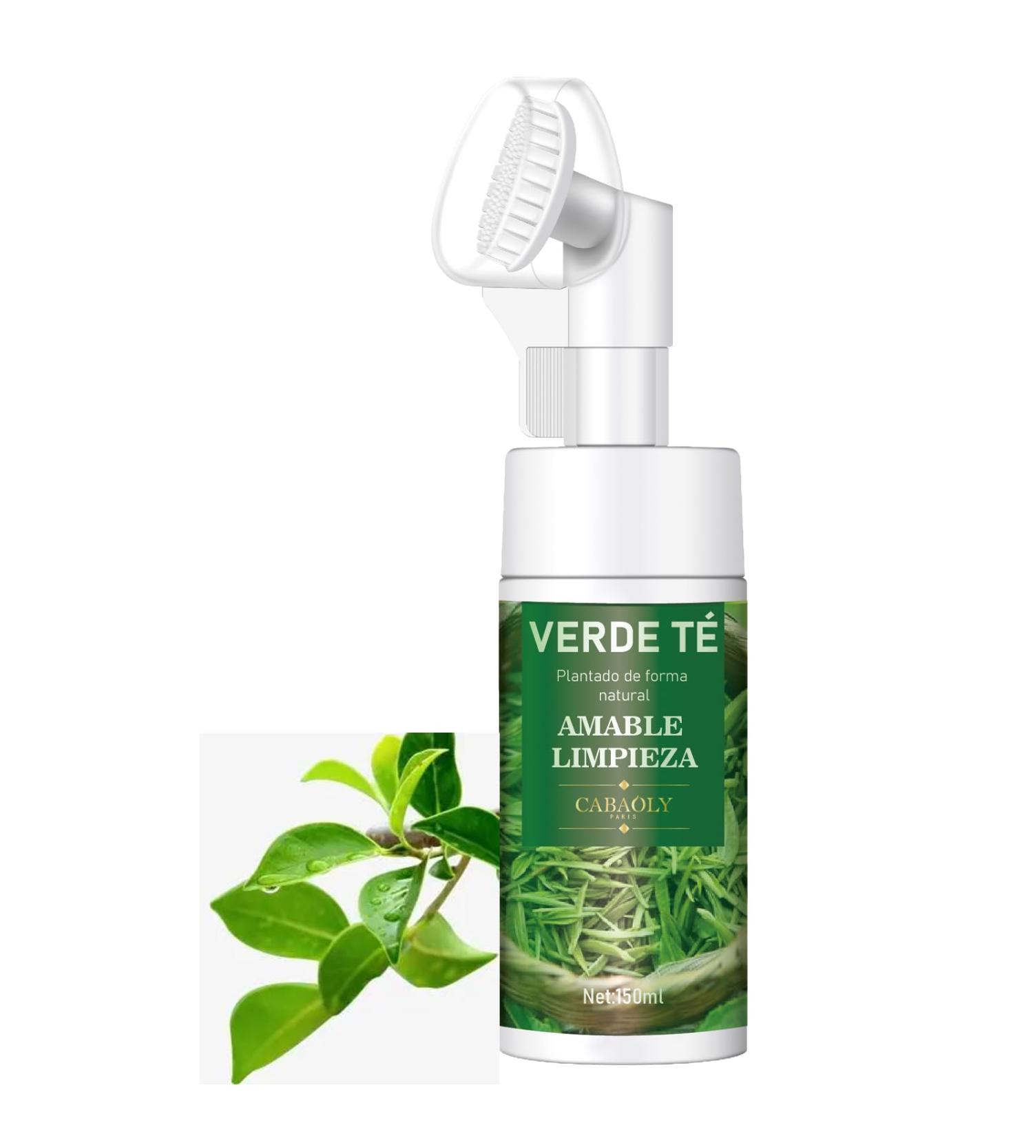 Cleansing Foam with Natural Tea Tree Oil - Soothing Face Wash for Acne-Prone Skin with Soft Brush Head | 150ml | International Shipping - Buy Online on GoSupps.com