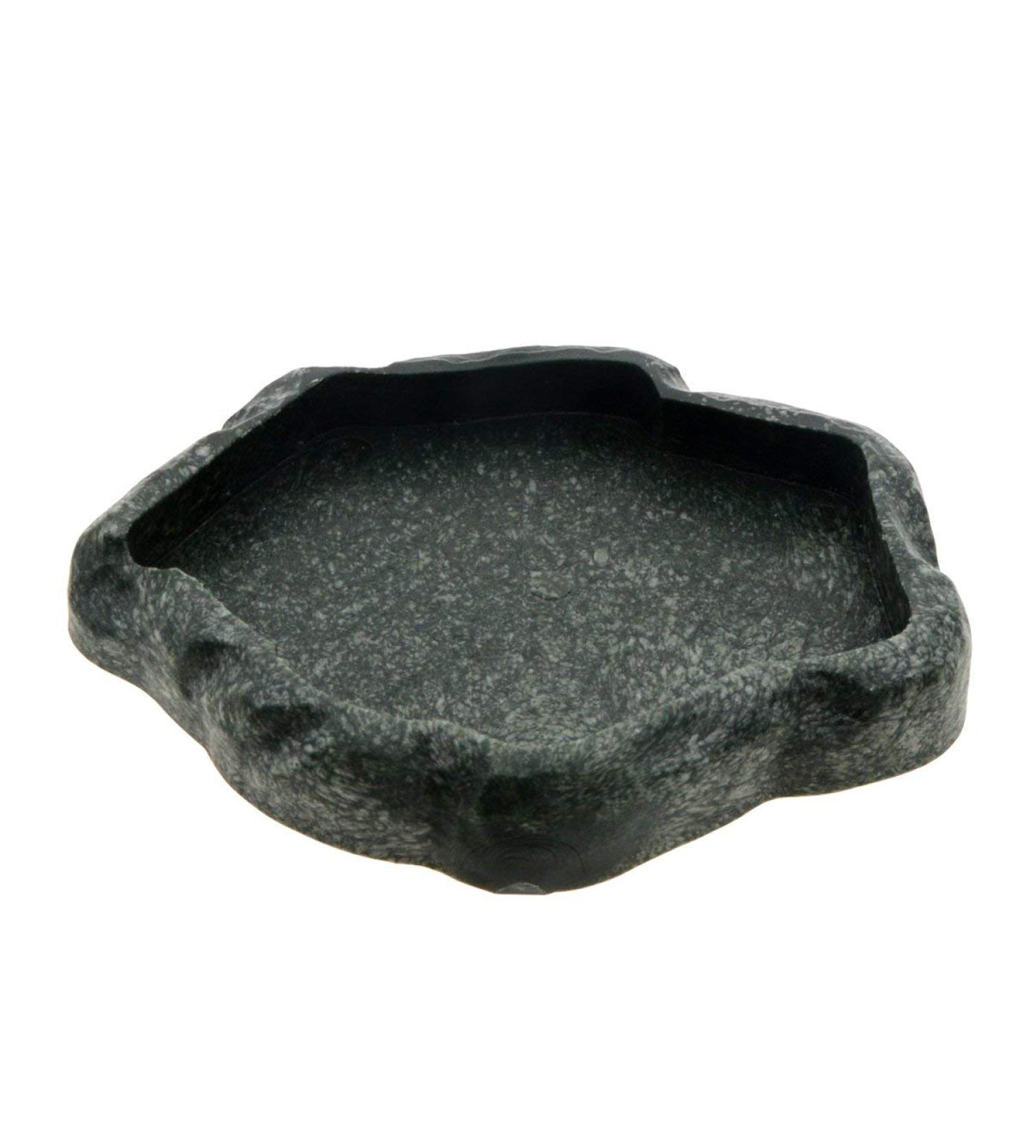Uotyle Reptile Feeding Bowl Crawler Pet Feeding Round bowl Food Water Non-toxic Resin Dish Suitable for Reptile Turtle Tortoise Scorpion Lizard Crabs Pets Supplies Cyan Small - Buy Online on GoSupps.com