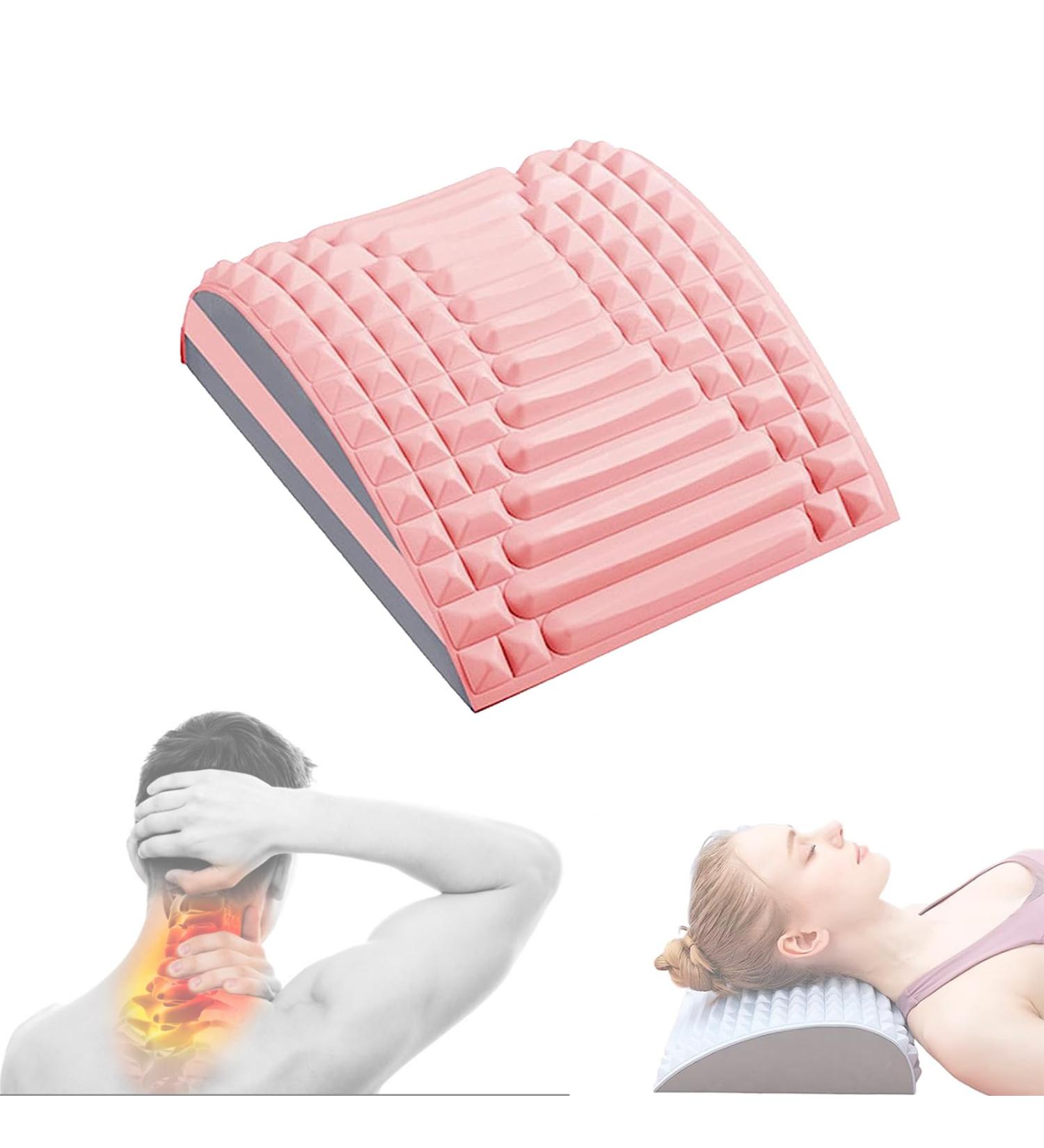 Refresh Neck & Back Massage Device - Relieve Lower Back Pain & Soothing Relaxation Yoga Tool for Lumbar Spine Relief - Buy Online on GoSupps.com