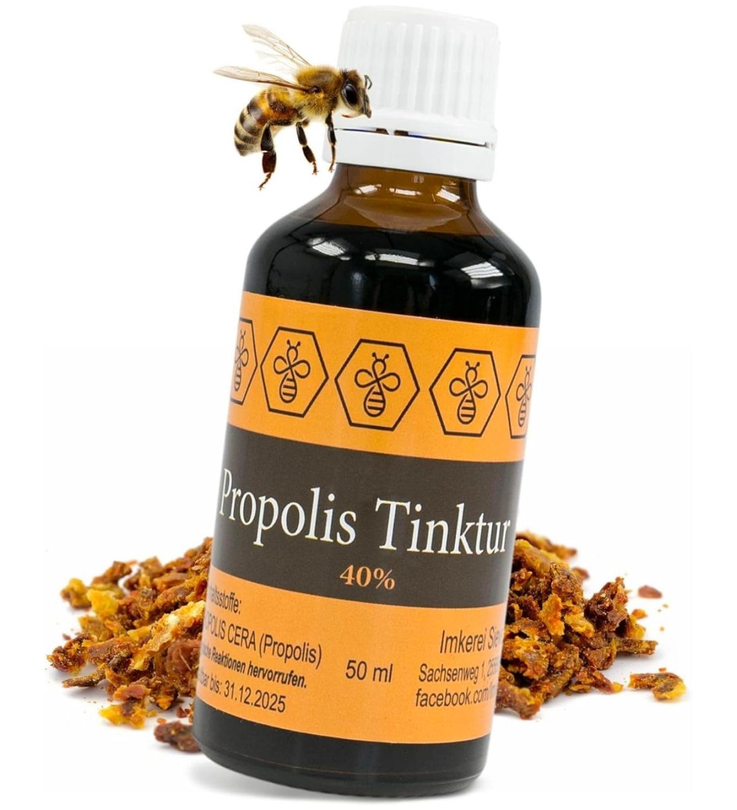 North Bush Propolis Tincture 40% - 50ml High-Quality Propolis Drops | Premium Beekeeping Extract | International Shipping Available - Buy Online on GoSupps.com