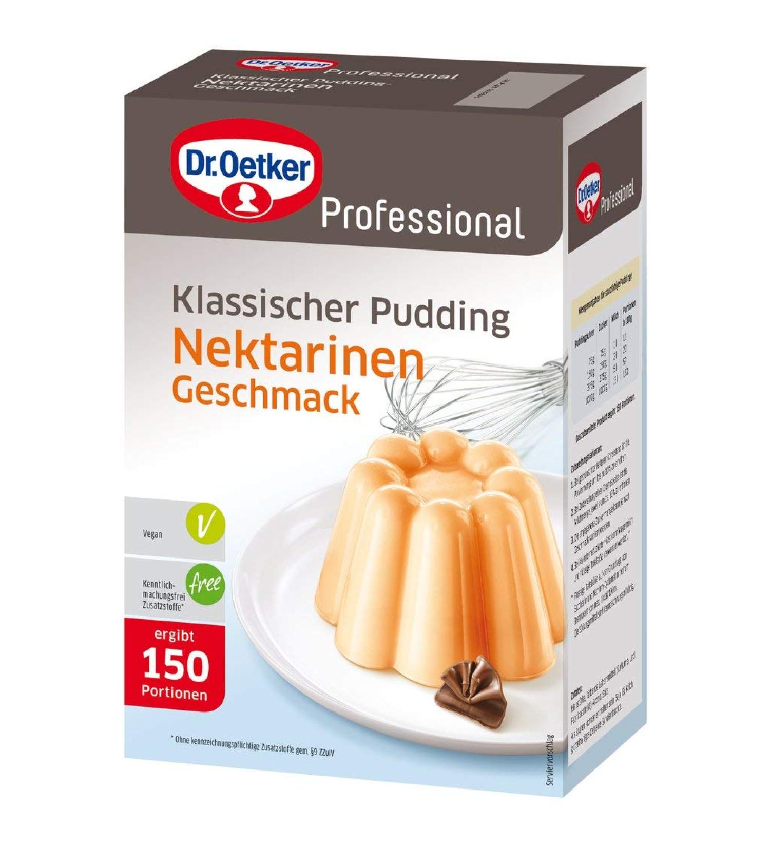Dr. Oetker Pudding Nectarine Flavour 1 kg 1 pack (1 x 1 kg) Nectarine 1 kg (1 pack)