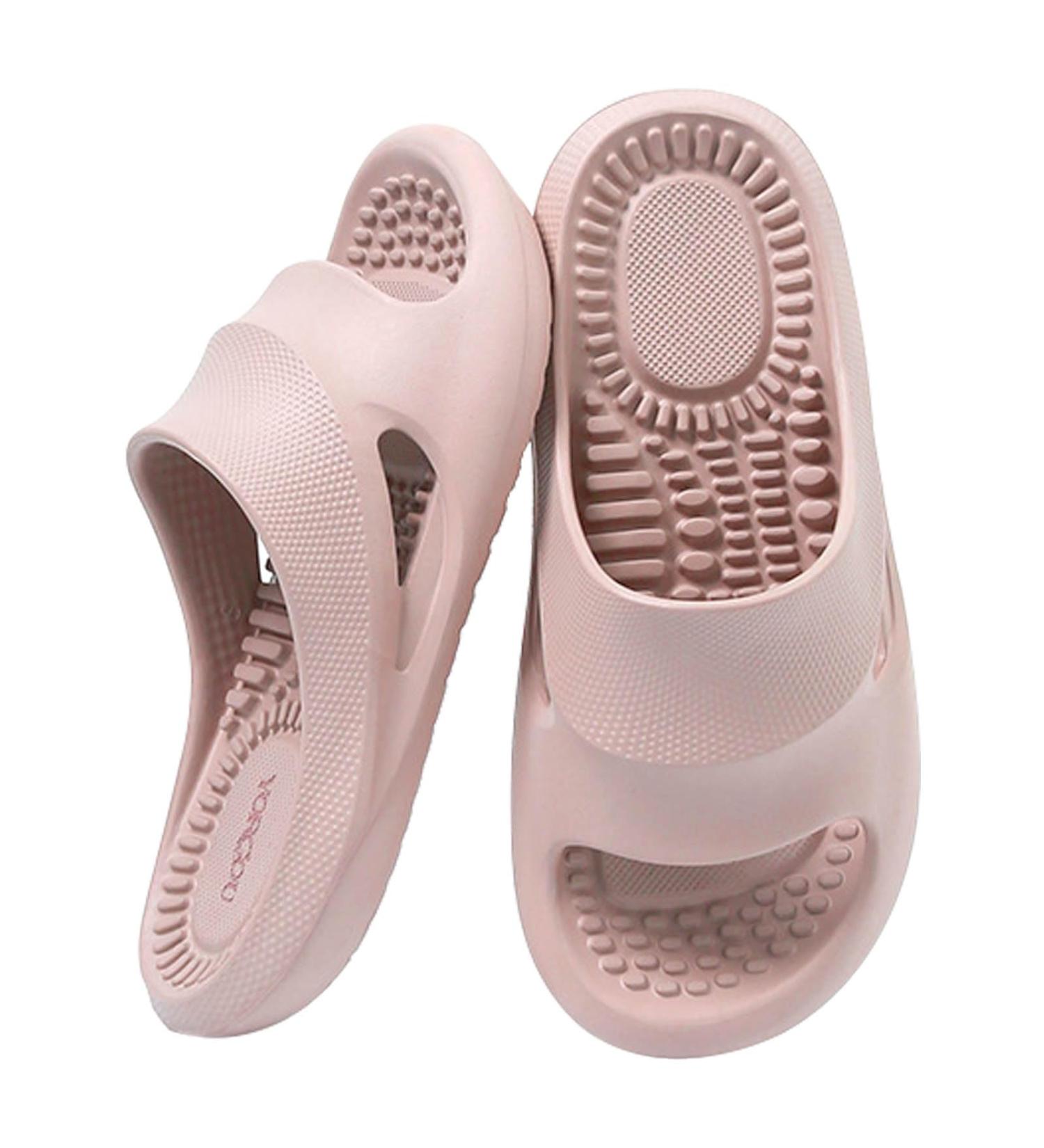 Xnlonby Massage Slippers for Women - Acupressure Foot Massage Shoes for Neuropathy Arthritis & Plantar Fasciitis Pain Relief - Pink 39/40 EU - Buy Online on GoSupps.com