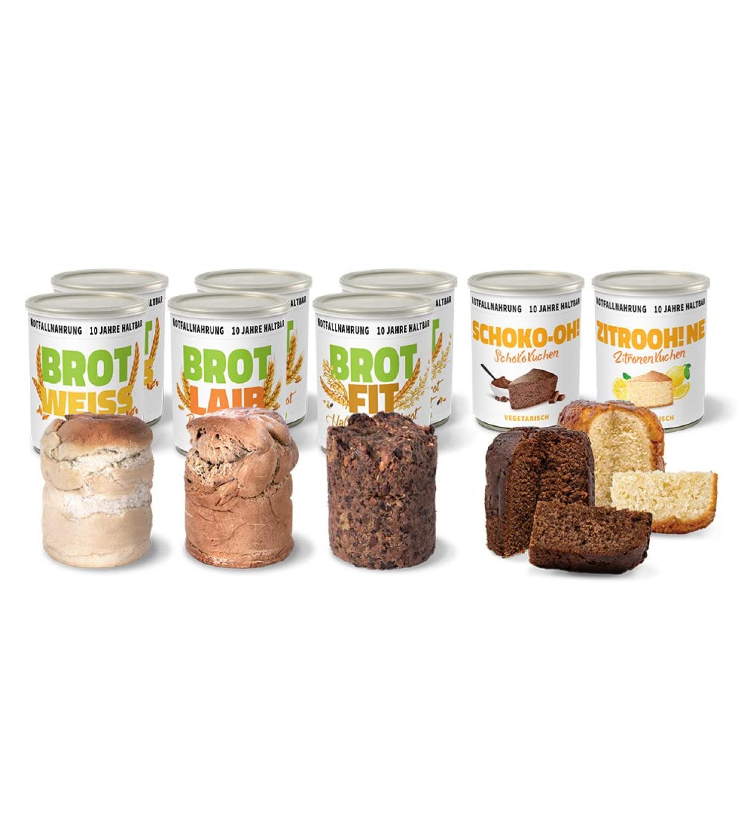 Ration1 Trial Package: 8-Pack Durable Bread & Cake | 10-Year Shelf Life | Ready to Eat - Buy Online on GoSupps.com