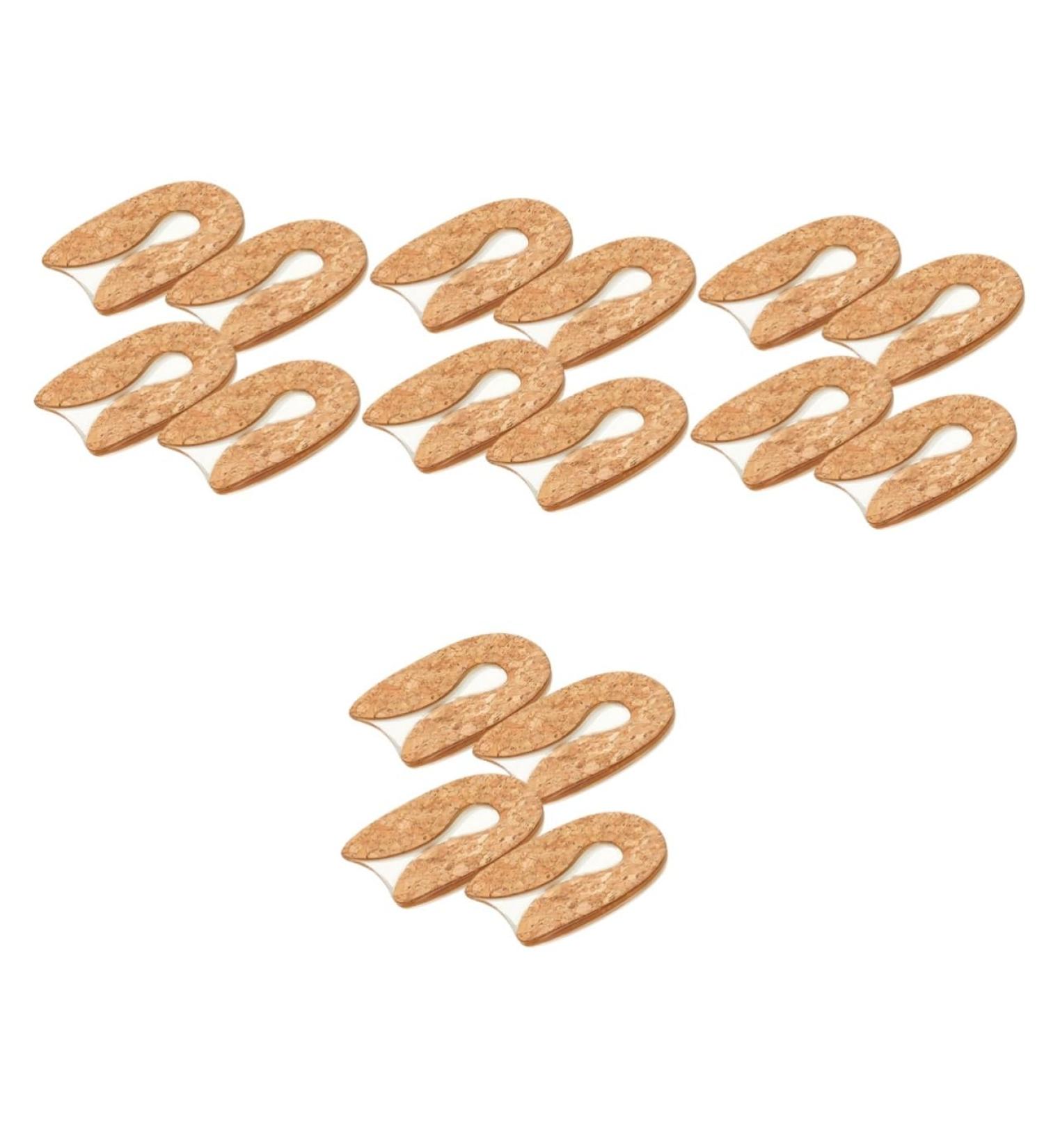 Shop Healvian 8 Pairs Transparent Silicone Heel Pads - Reusable Cushion Insoles for Men & Women | Optimal Comfort & Boost | Shoe Accessories - Buy Online on GoSupps.com