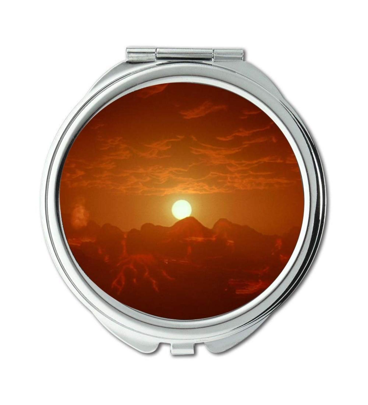 Mirror Beautiful Planet Earth Customized makeup mirror Genesis_planet_destruction makeup mirrors pocket mirror portable mirror - Buy Online on GoSupps.com