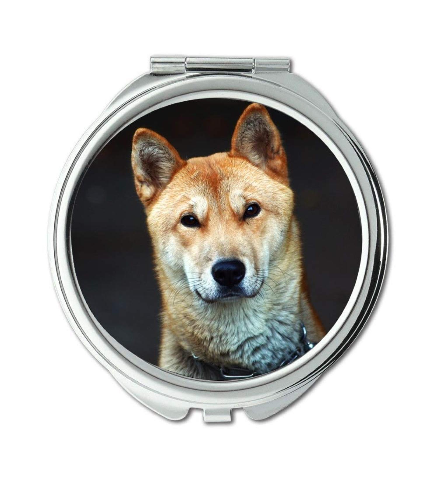 Mirror Travel Mirror Republic Of Korea Puppy Dog Korean Jindo Dog Facial pocket mirror portable mirror - Buy Online on GoSupps.com