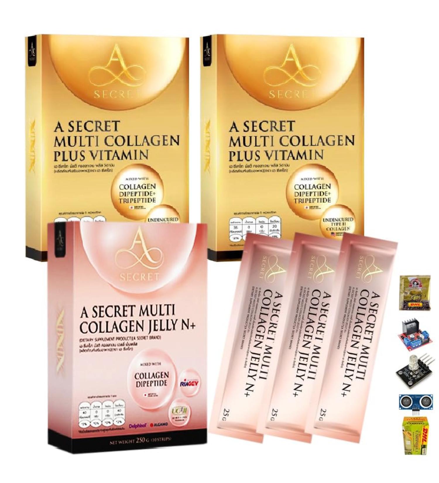 Japan Nourish Smooth Soft Skin Set - Multi Collagen & Jelly by Beautygoodshop | 10 Sachets | Free Beauty Gifts - Buy Online on GoSupps.com