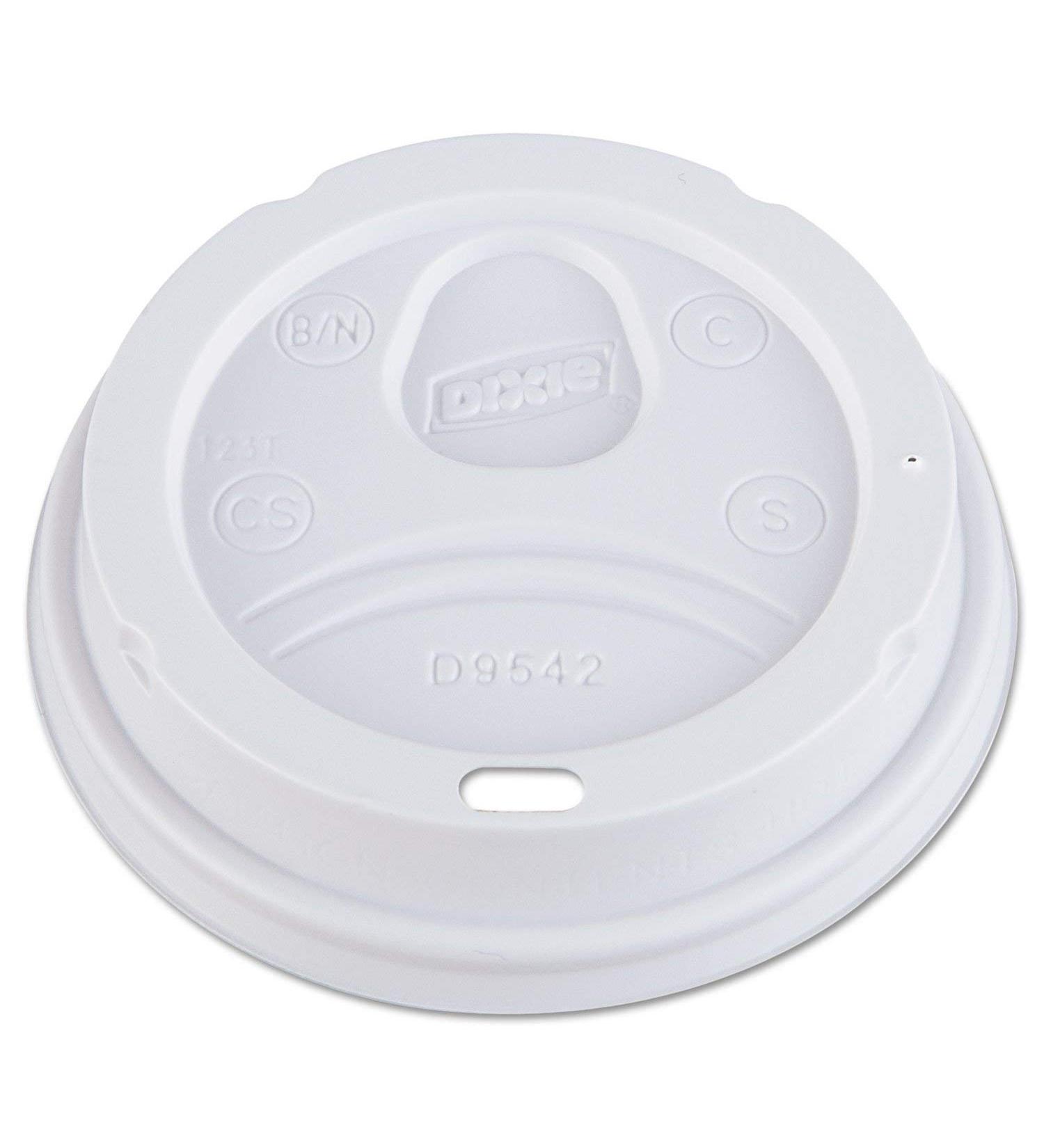 Dixie Dome Lids for 10-16 oz PerfecTouch & 12-20 oz Paper Hot Cups - White (100 Lids) - Buy Online on GoSupps.com