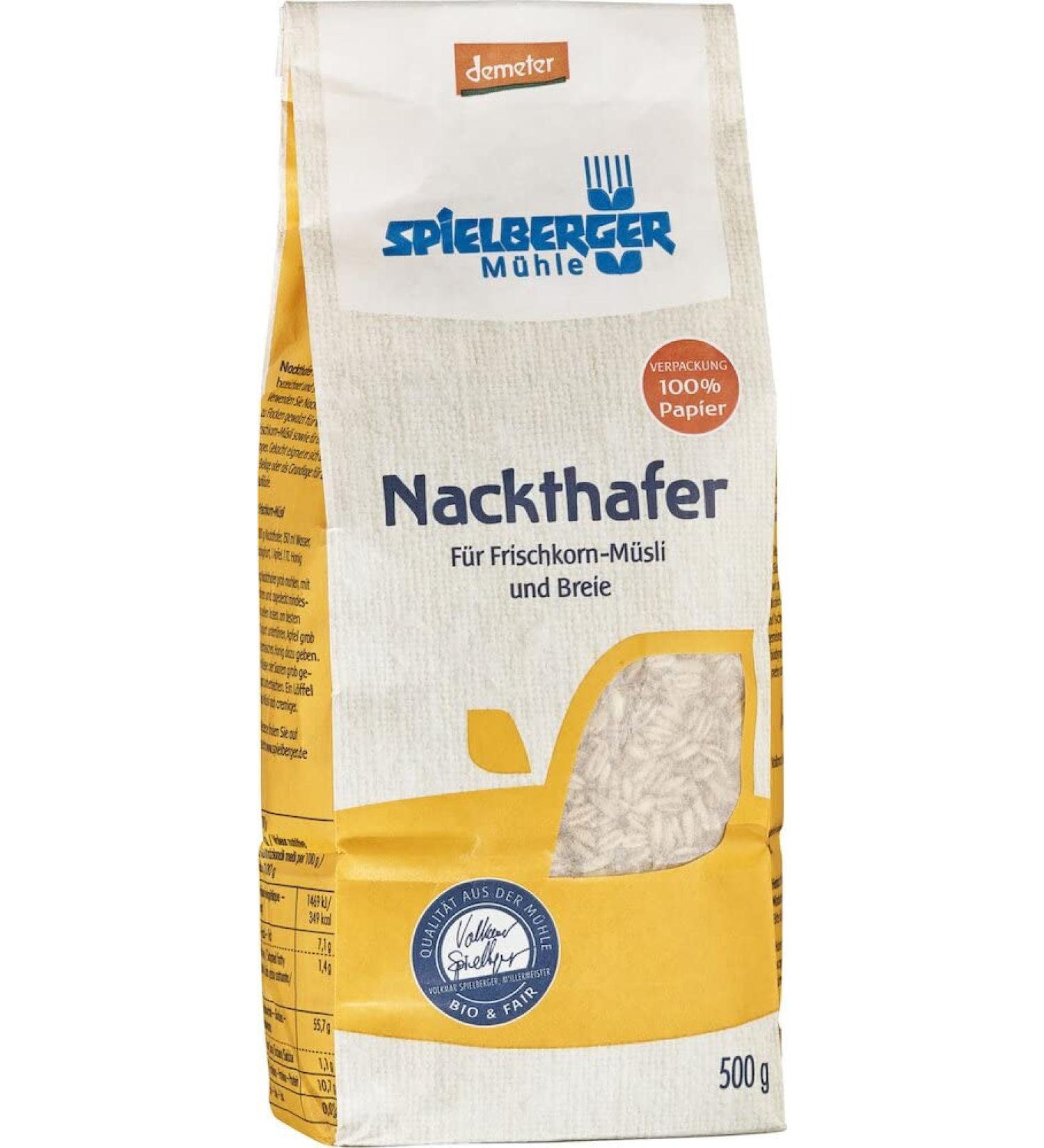 Spielberger organic naked oats demeter (6 x 500 gr)