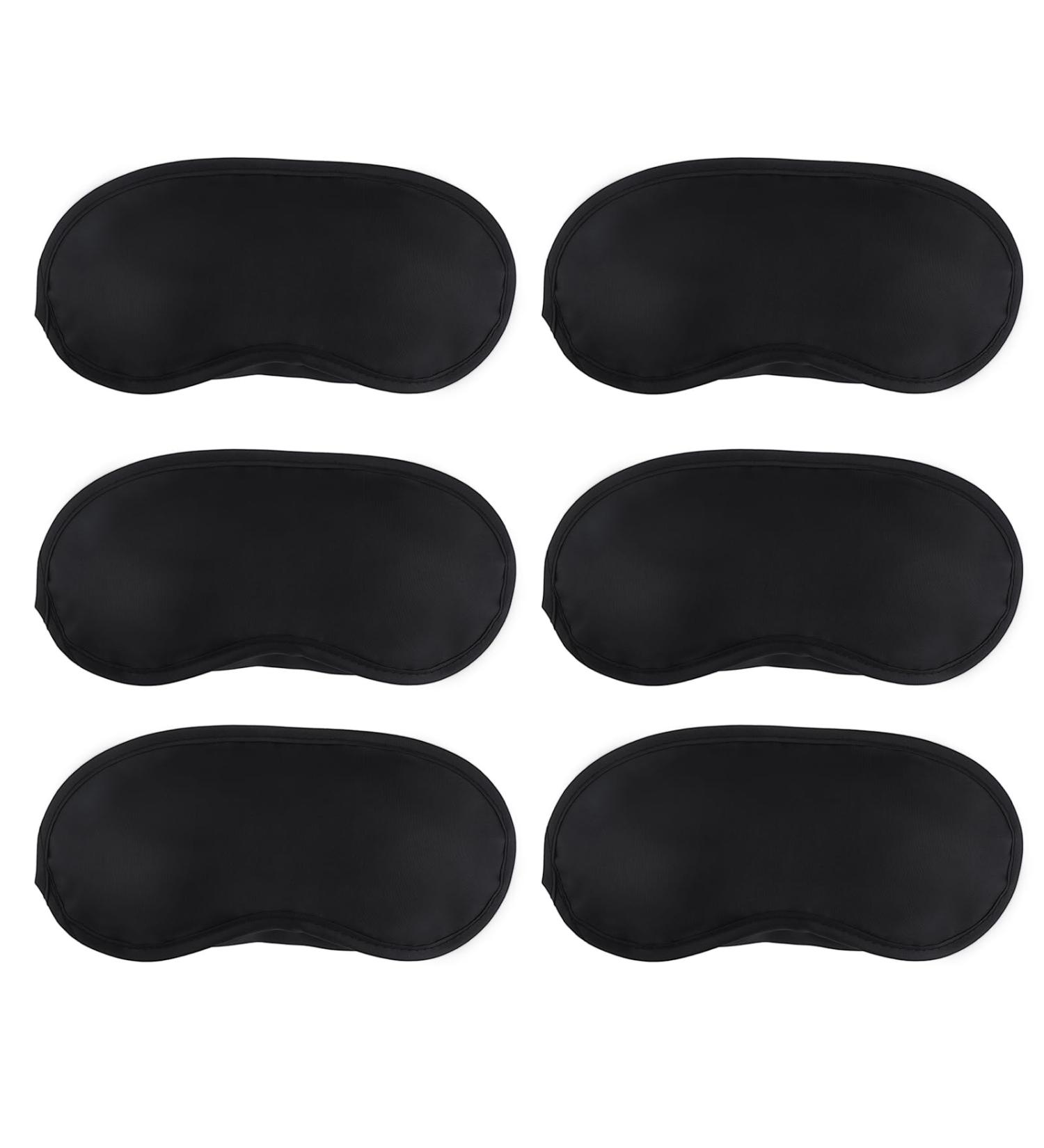 Buy 6 PCS Soft Sleep Masks | Adjustable Blackout Eye Covers for Travel & Meditation - Ideal for Women Men & Kids - Buy Online on GoSupps.com