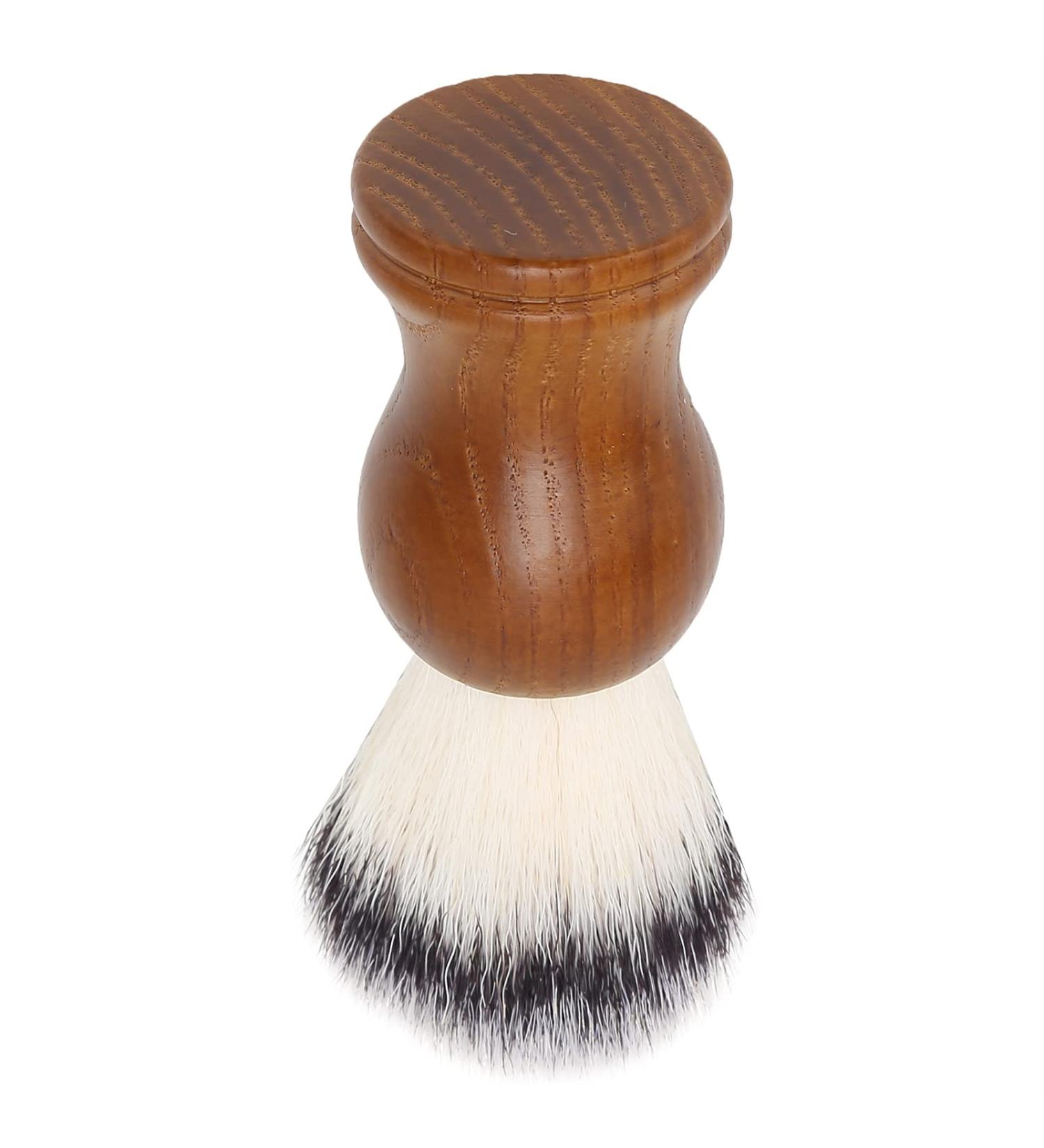 Premium Wooden Handle Hair Shaving Brush | Travel-Friendly Hairdressing Tool for Salons & Home Use - Buy Online on GoSupps.com