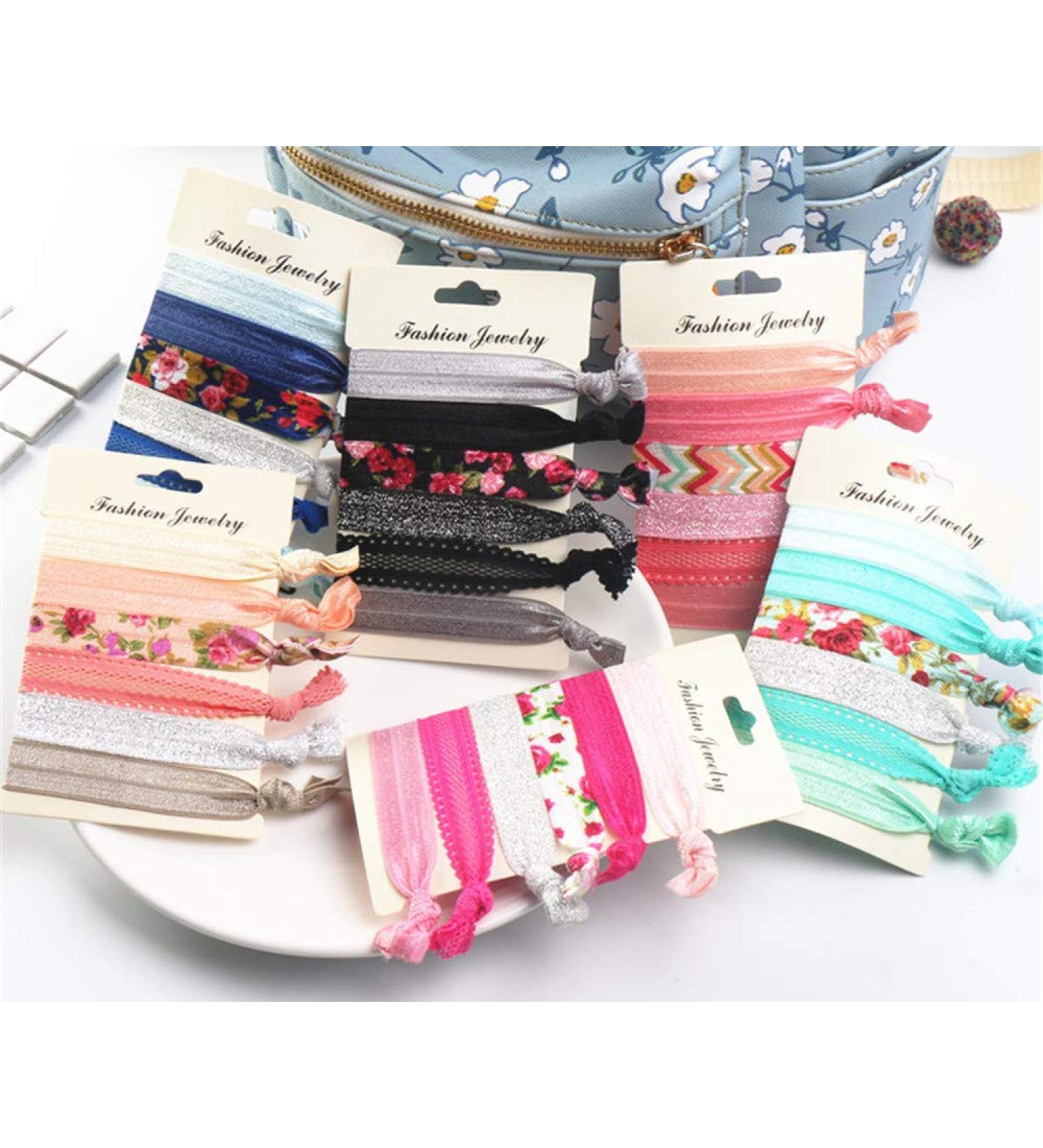 36 Pieces Elastic Hair Ties - Ponytail Holders & Hair Accessories for Girls & Women | Durable & Stylish Elastic Bands - Buy Online on GoSupps.com