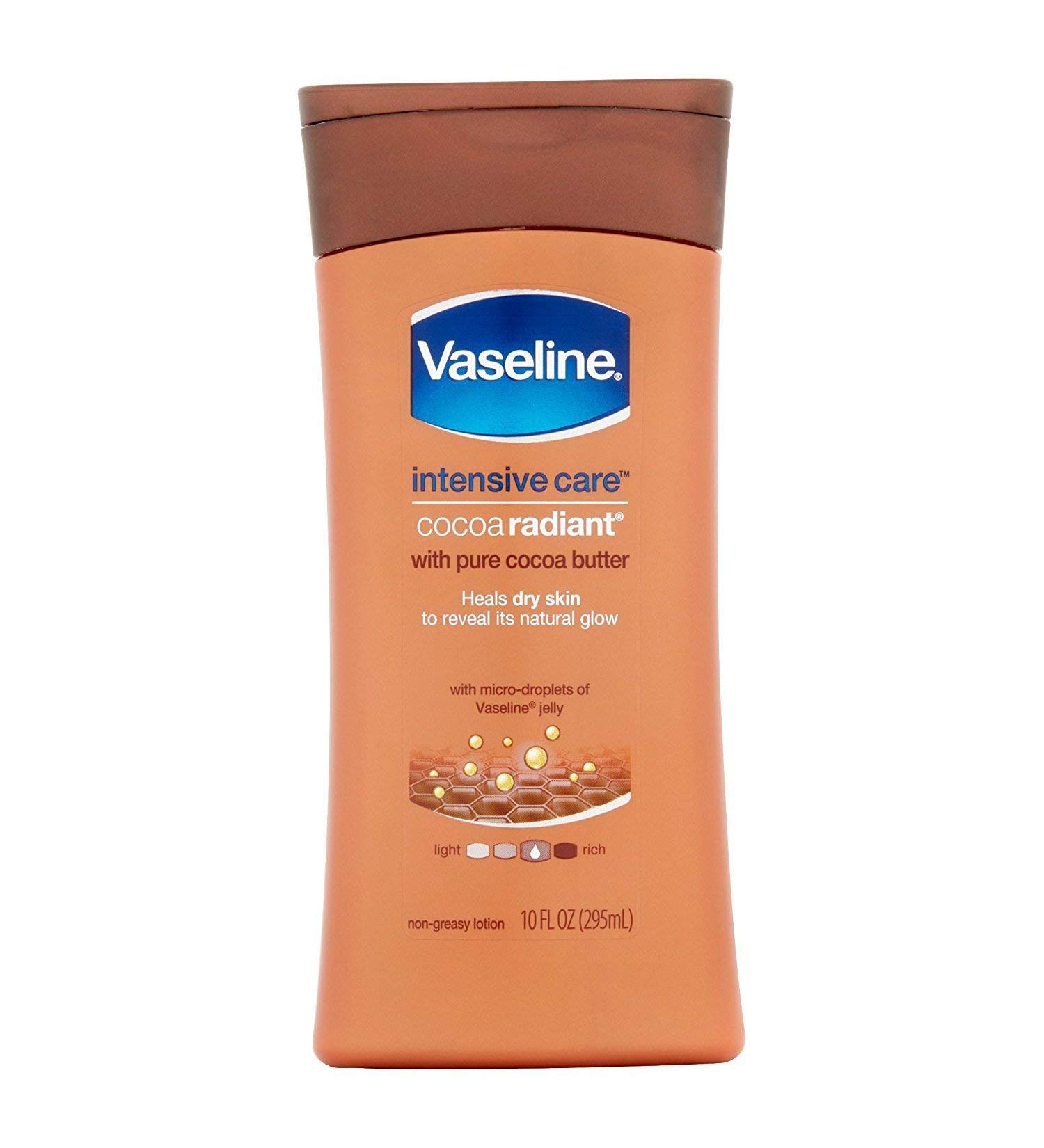 Buy Vaseline Intensive Care Cocoa Radiant Lotion 10 oz (2 Pack) - Moisturizing Skin Care for All Skin Types - Fast International Shipping - Buy Online on GoSupps.com