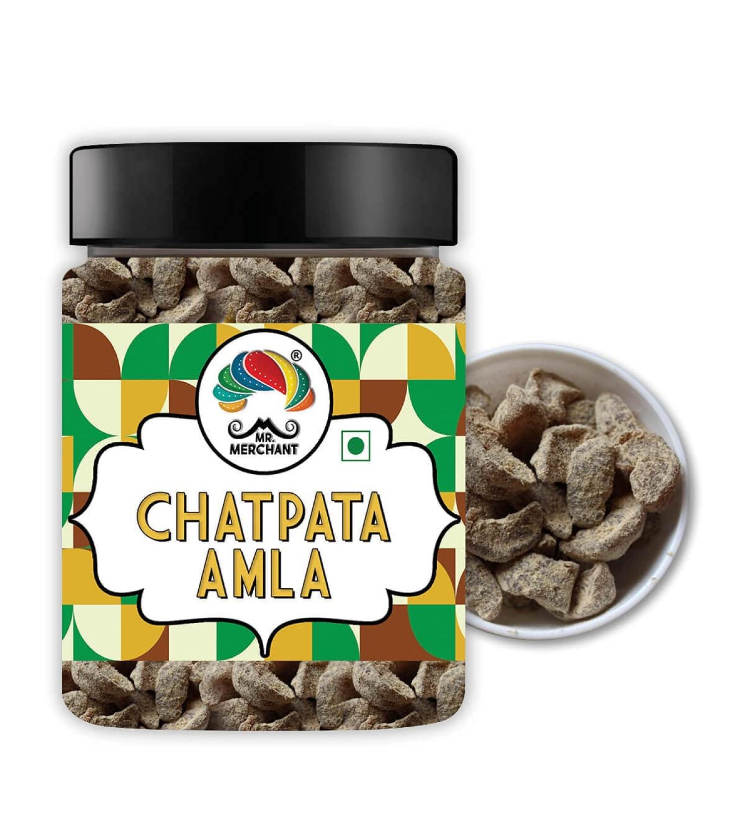 Mr. Merchant Chatpata Amla Candy 300gm (Salted & Spicy Indian Gooseberry) Boosts Immunity and Digestion_Packing May Vary