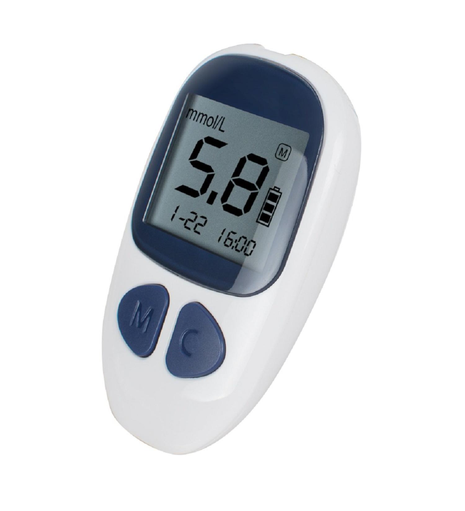 ixaer Diabetes Monitoring Kit - 50 Free Test Strips & Lancets - Electronic Glucometer Handheld Blood Glucose Monitor Kit - Buy Online on GoSupps.com