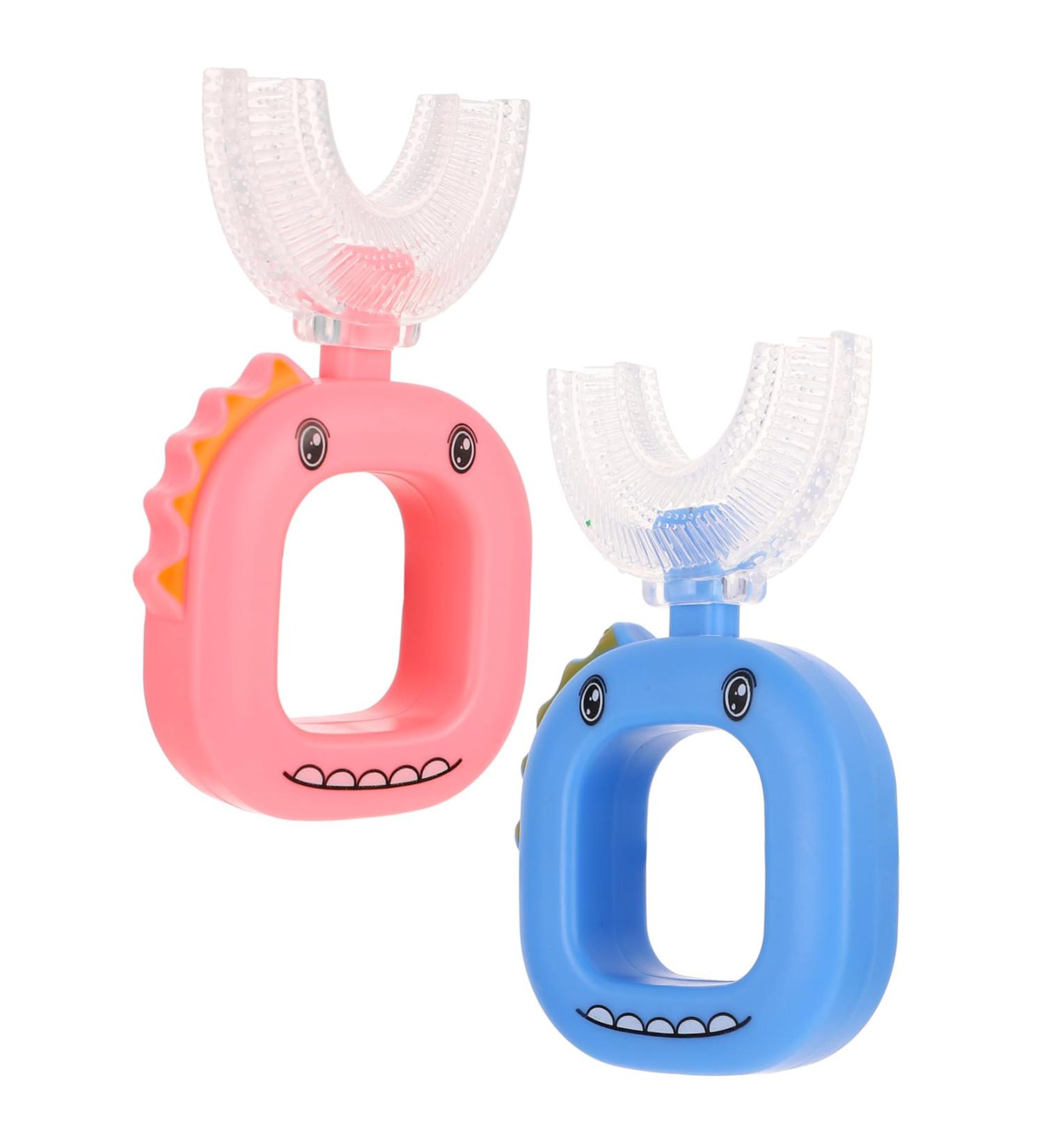 Buy Gatuida 6 STK U-Shaped Silicone Toothbrush for Kids | Portable Cartoon Accessories for Children's Oral Care - Buy Online on GoSupps.com