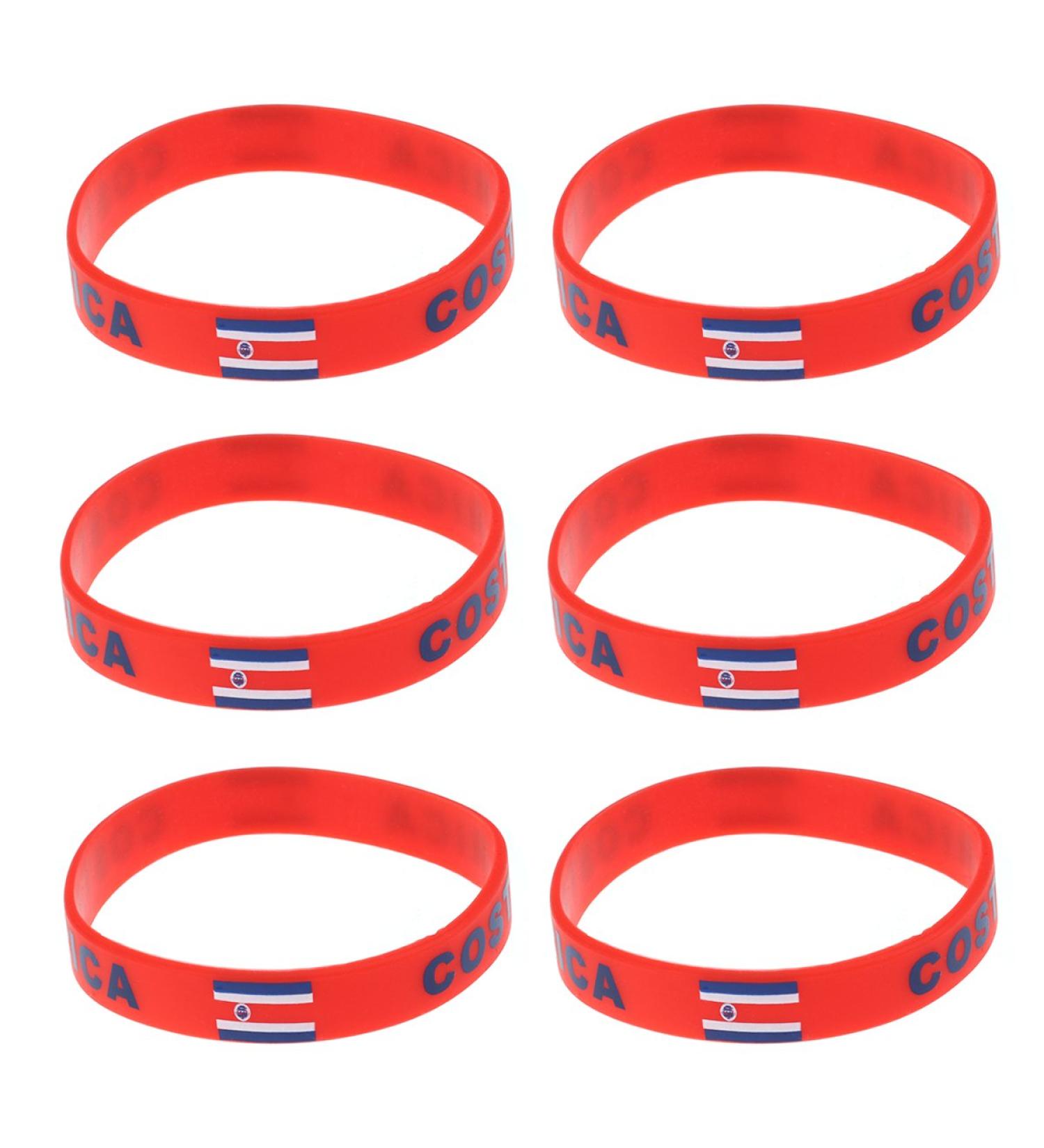 LUOEM Silicone Wristband Rubber Bracelet - Fashion Sports Wristbands for Teens & Adults - Pack of 6 (Rica) | Shop Internationally - Buy Online on GoSupps.com