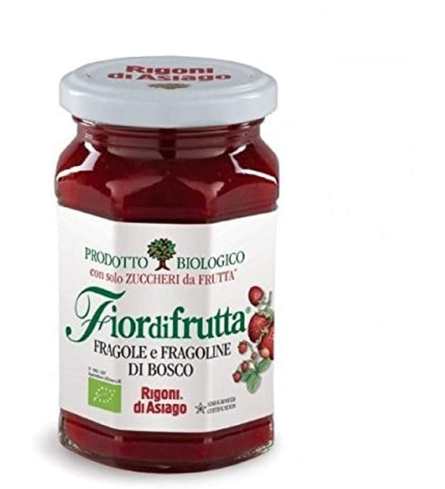Asiago radishes 3 x Italian Flowers Earth Berry & Wild Strawberry Jam Organic 250g