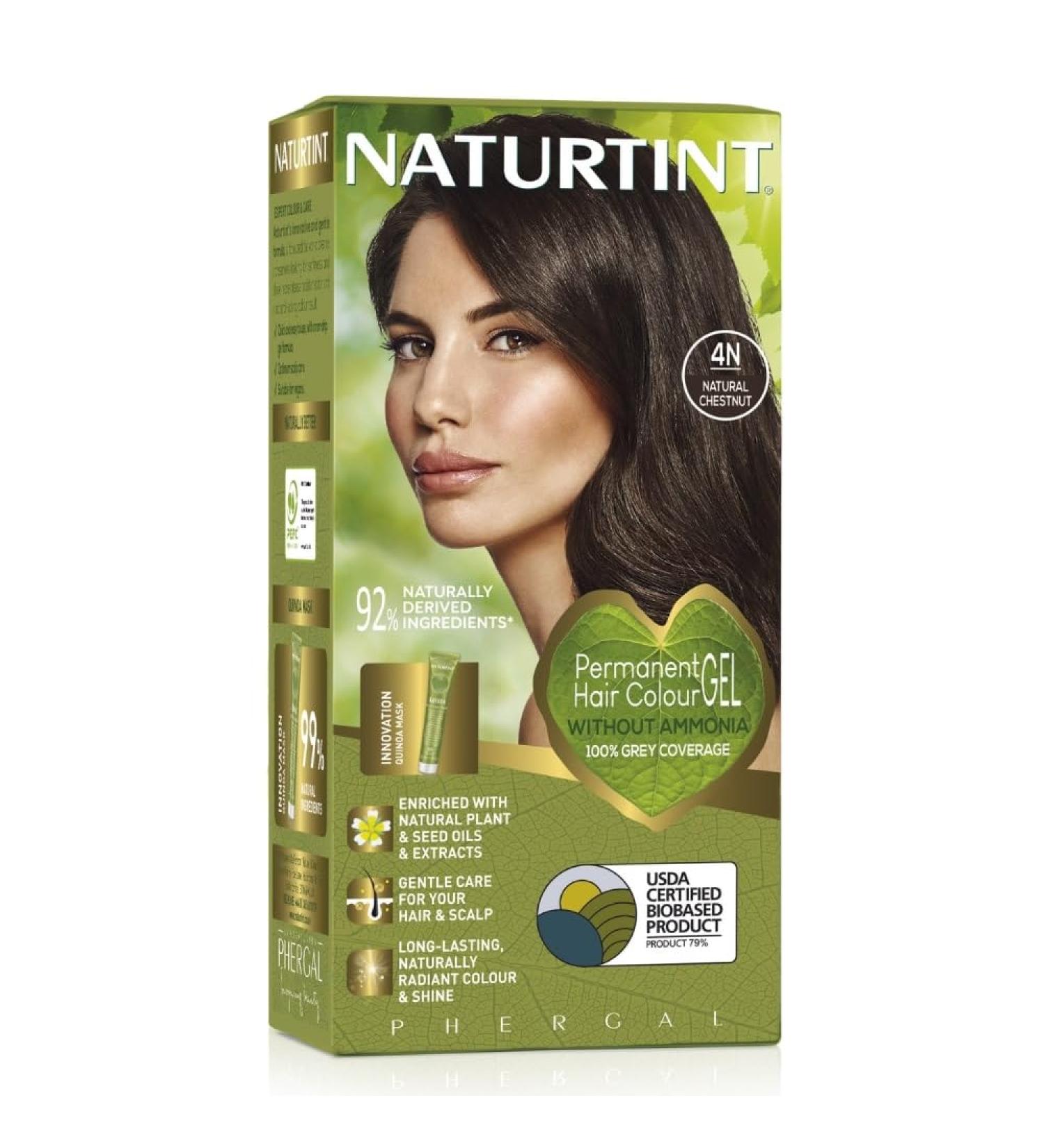 Naturtint Permanent Hair Colour 4N Natural Chestnut - Shop Now for Vibrant and Natural Looking Hair - Buy Online on GoSupps.com