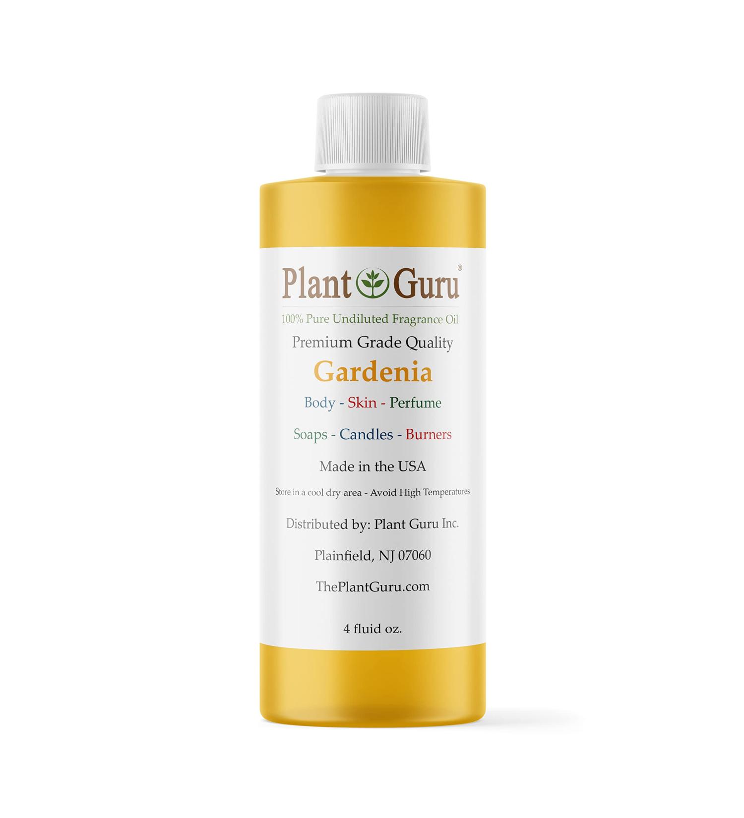 Gardenia Fragrance Oil 4 fl. oz | Scented Oil for Soap Candles Bath Bombs & More - Aromatherapy & DIY Crafts - Buy Online on GoSupps.com