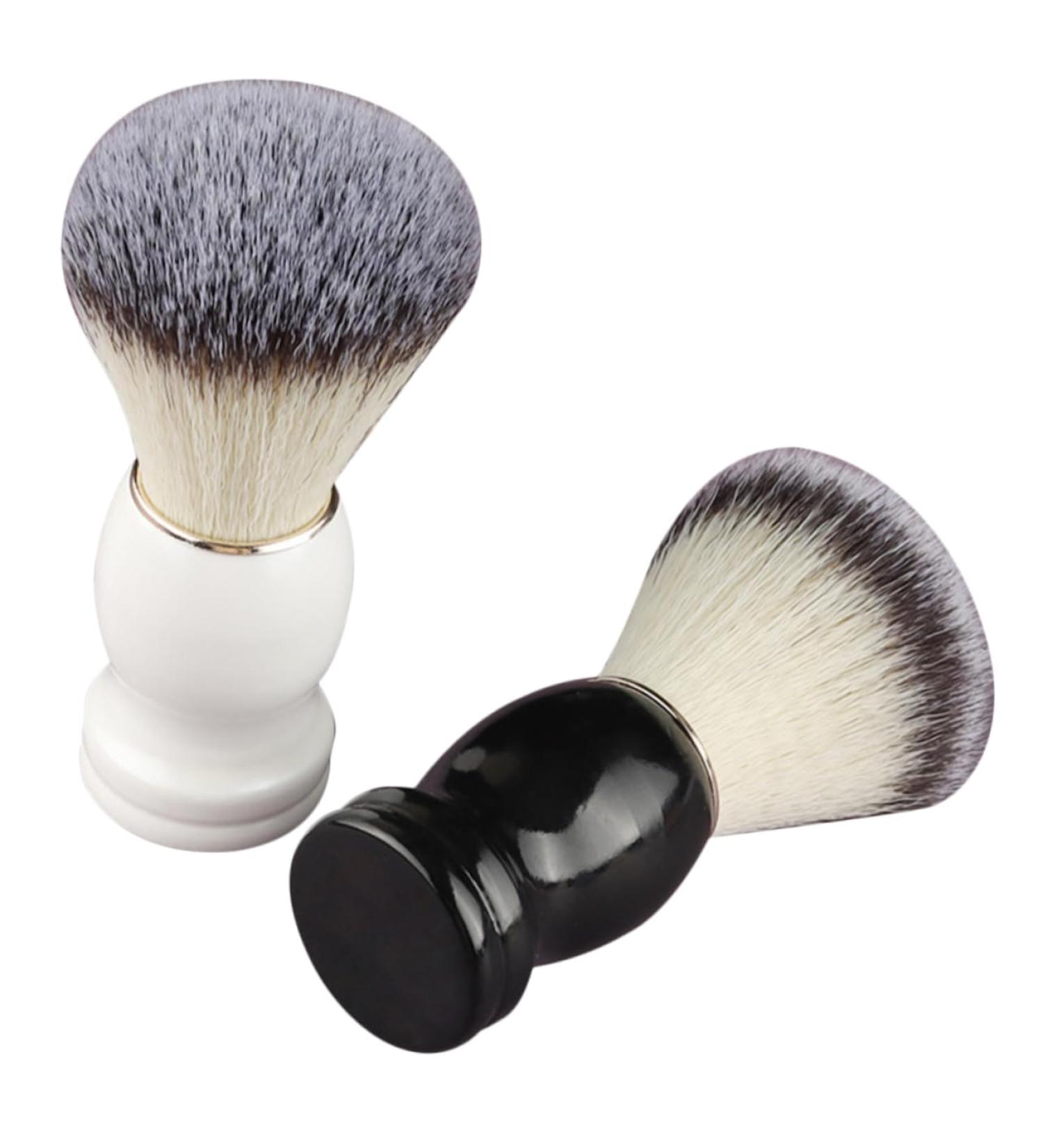 Beaupretty Manual Shaving Brush Set - 2 Portable Soap Cleaning Accessories for Beard & Hairdressing Salon - Buy Online on GoSupps.com