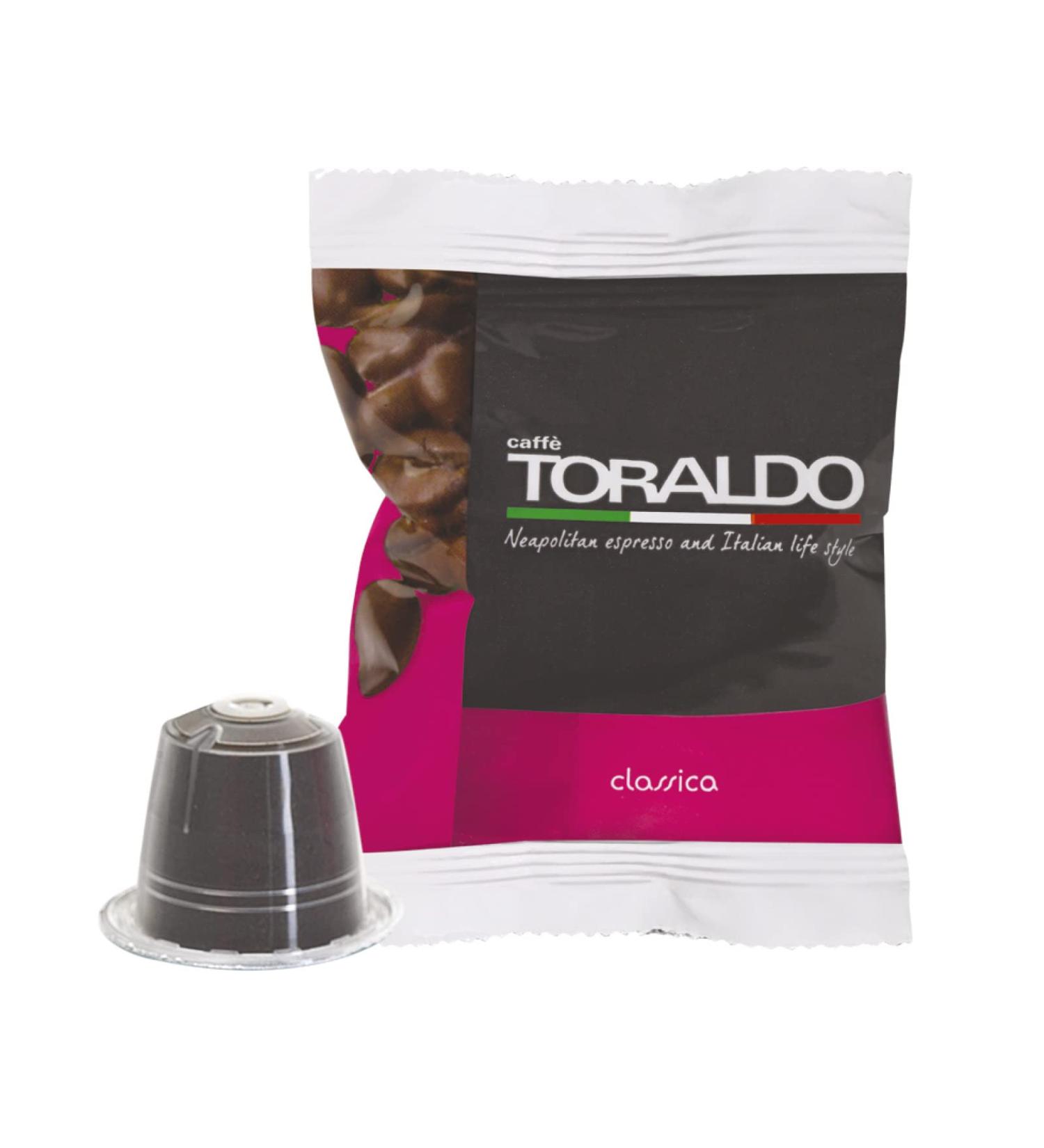 caff toraldo COFFEE TORALDO | Compatible with Nespresso* | CLASSIC MIX | 100 PCS | 1 PACK | TCBRT002 | ALDBRT002 | TORNXP