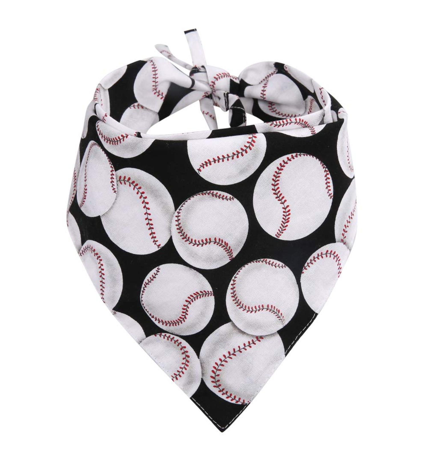 KZHAREEN Reversible Dog Bandana Baseball Scarf - Geometric Print | For Dogs, Cats, Pets - Large Size - Buy Online on GoSupps.com