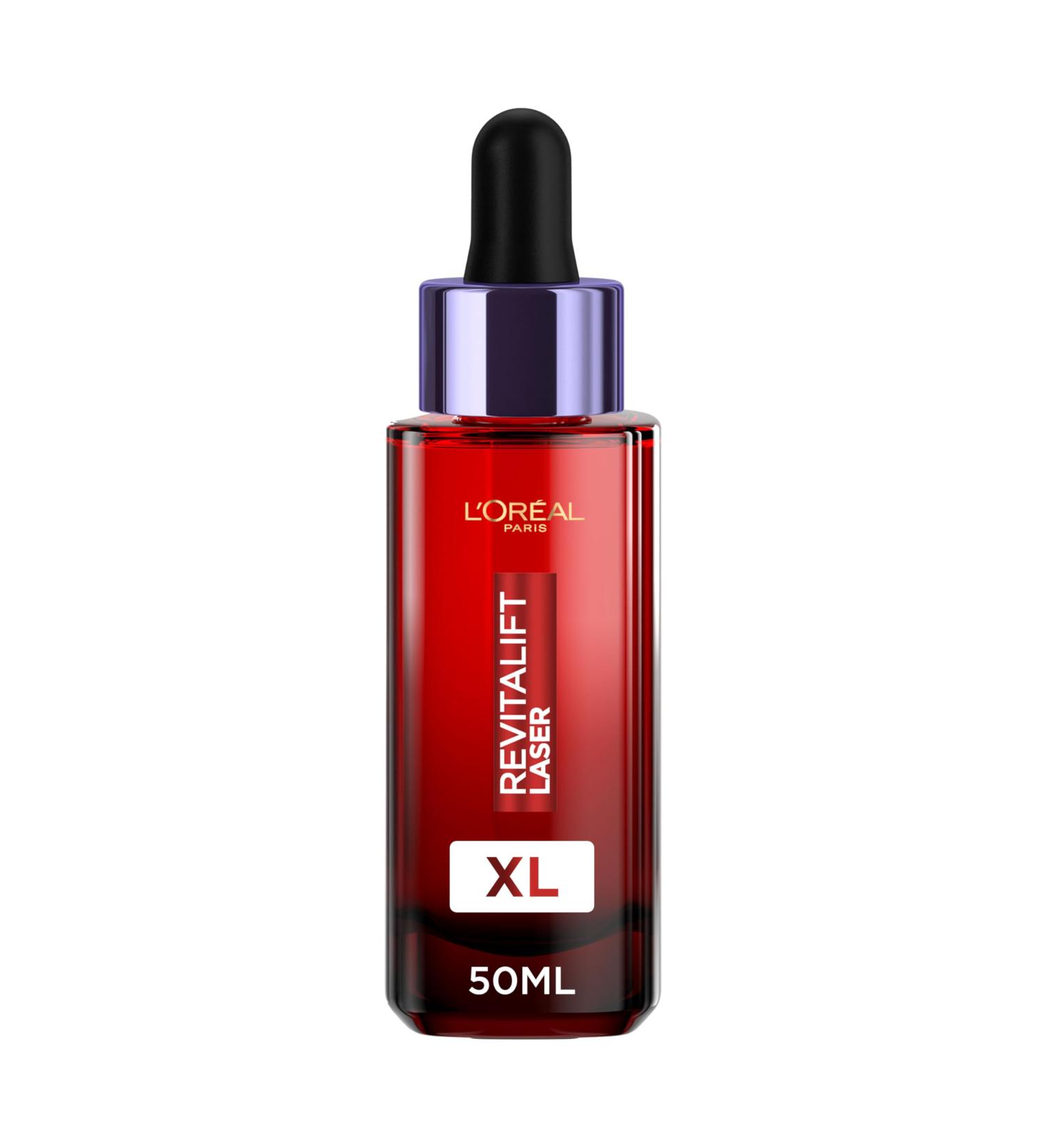 L'Or al Paris L Or al Paist XXL TriPeptide Serum reinforcing and filling antiageing facial serum 3in1 effect with argireline peptides hyaluronic acid & vitamin C Revit Laser Amazon Excluster 1 x 50 ml - Buy Online on GoSupps.com