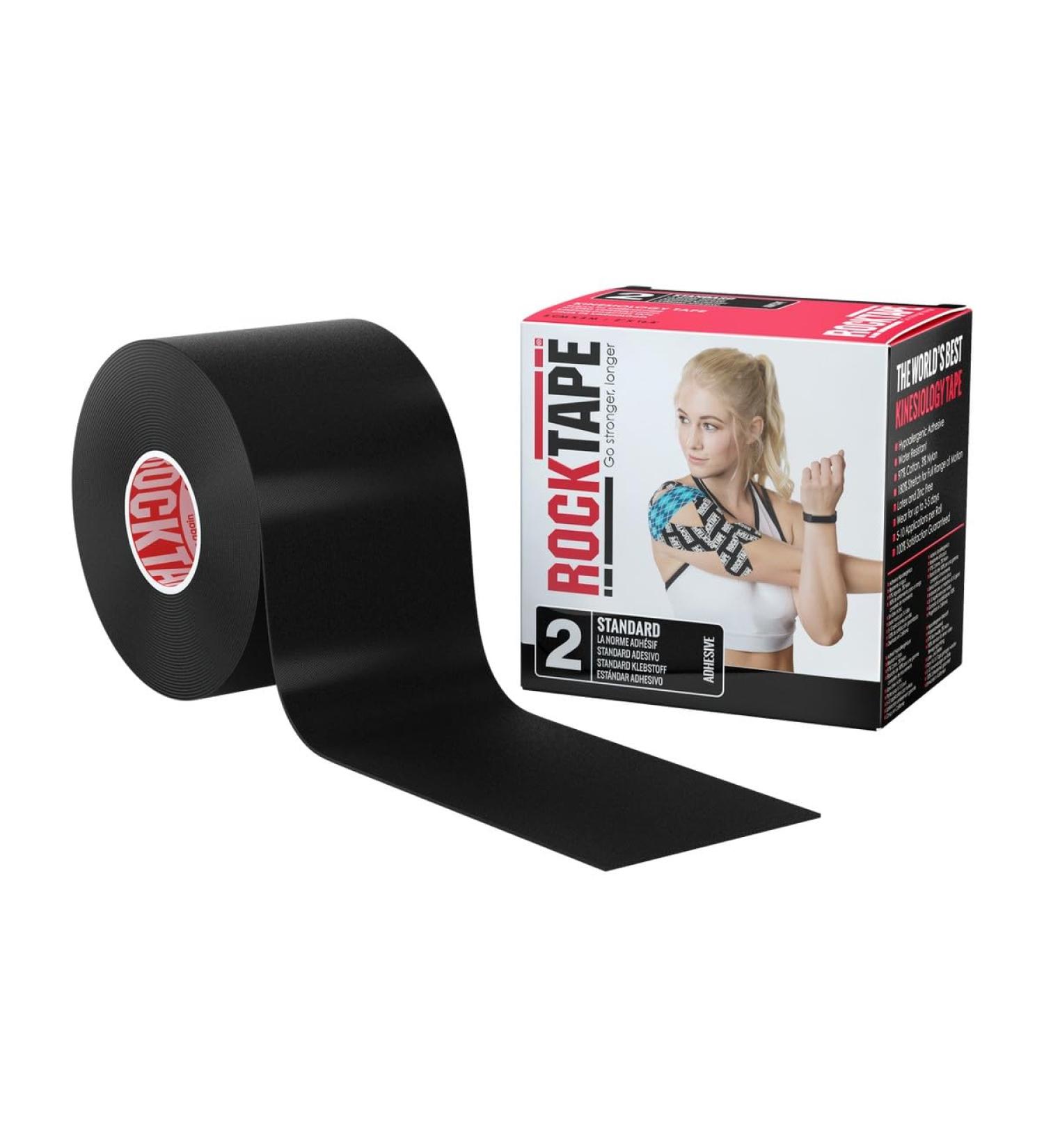 Black Endurance Tape 2 x 16.4' - High-Quality Athletic Tape - Buy Online on GoSupps.com