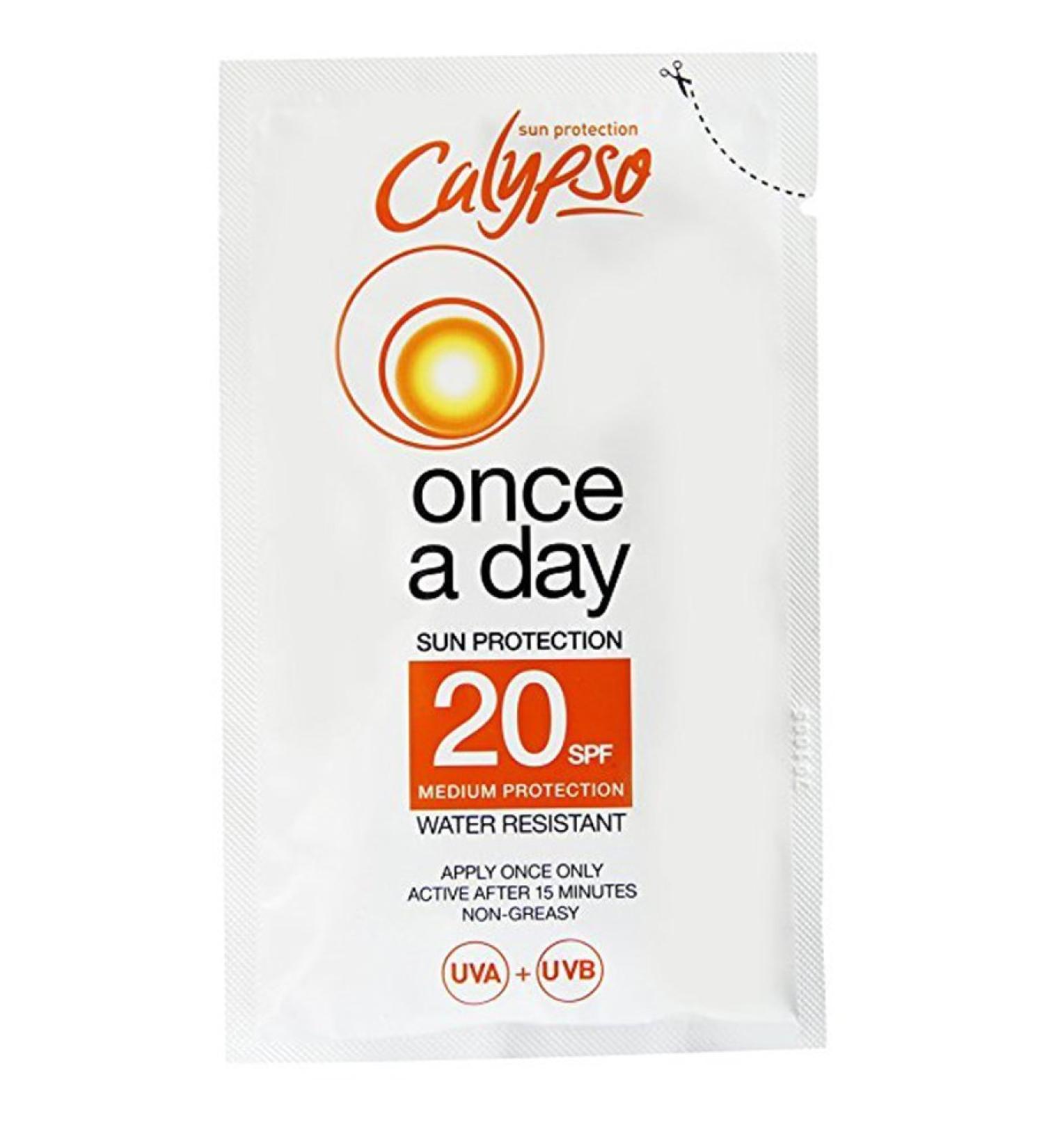 Calypso Once A Day Sun Protection Sachet SPF20 | 40ml 40 ml (Pack of 1) - Buy Online on GoSupps.com