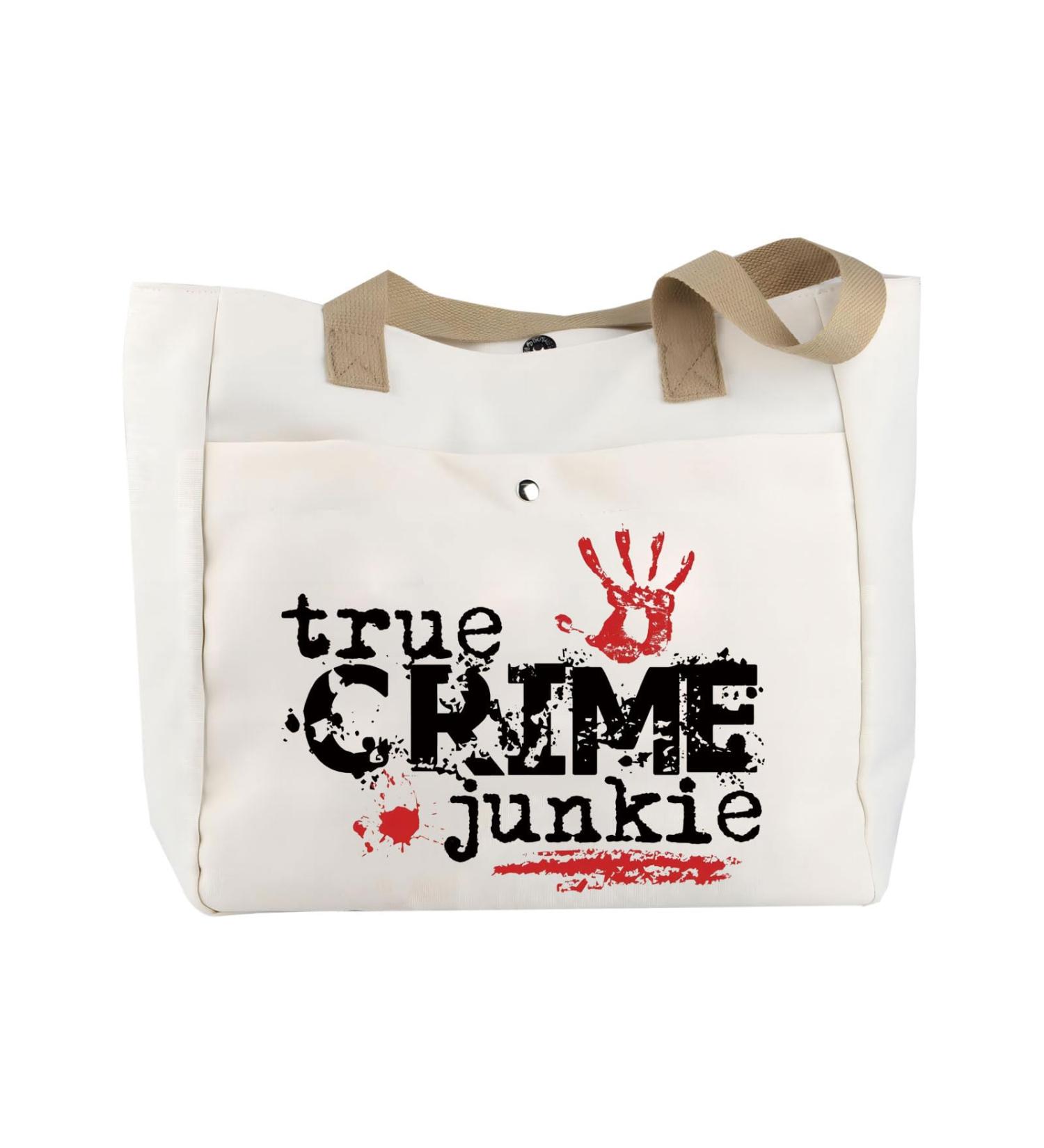 Funny Detective Canvas Tote for True Crime Lovers | Unique Gifts for Crime Junkies | TOBGBE - Buy Online on GoSupps.com