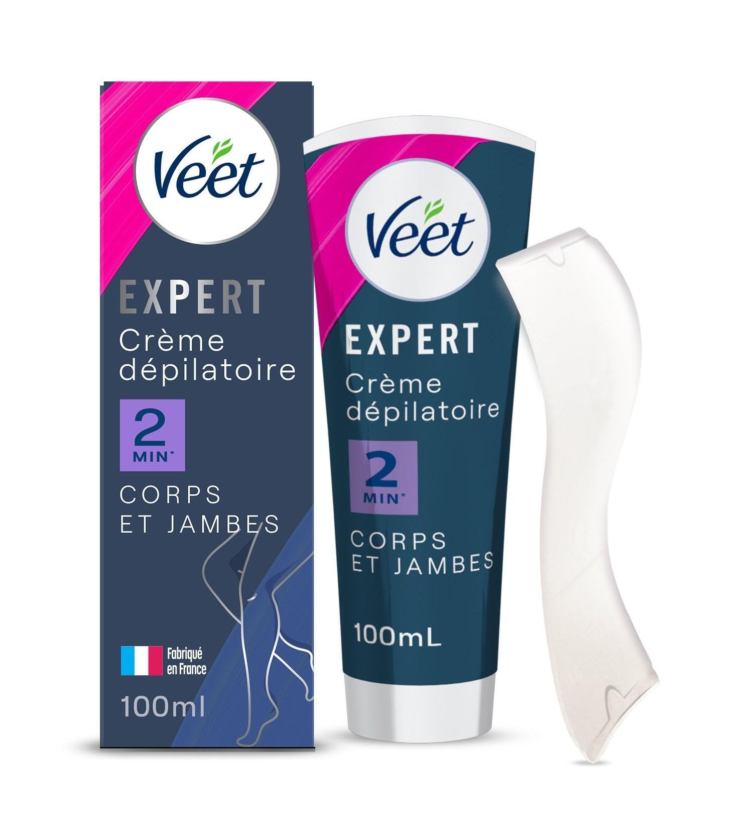 VEET Cr me Douceur Peau Sensible limination Efficace des Poils R sistants Beurre de Karit (100 mL) - lot de 3 - Vendu par Lot