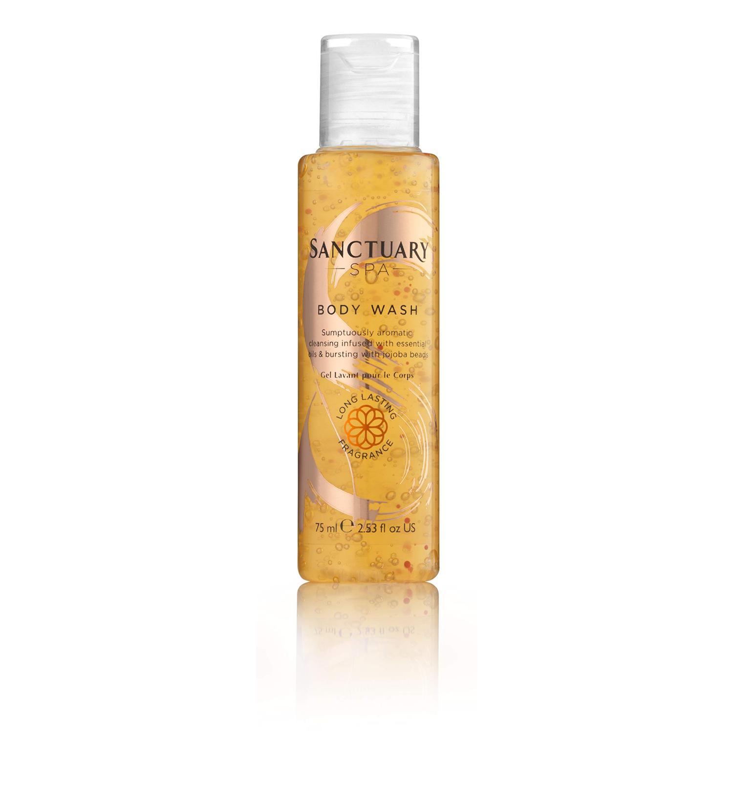 Sanctuary Spa Shower Gel Vegan Body Wash Cruelty Free 75ml Fragrance Free 75 ml (Pack of 1)