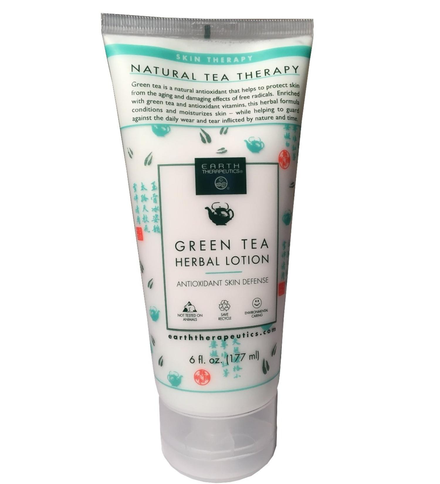 Earth Therapeutics Green Tea Herbal Lotion 6fl oz by Earth Therapeutics Green Tea Herbal Lotion