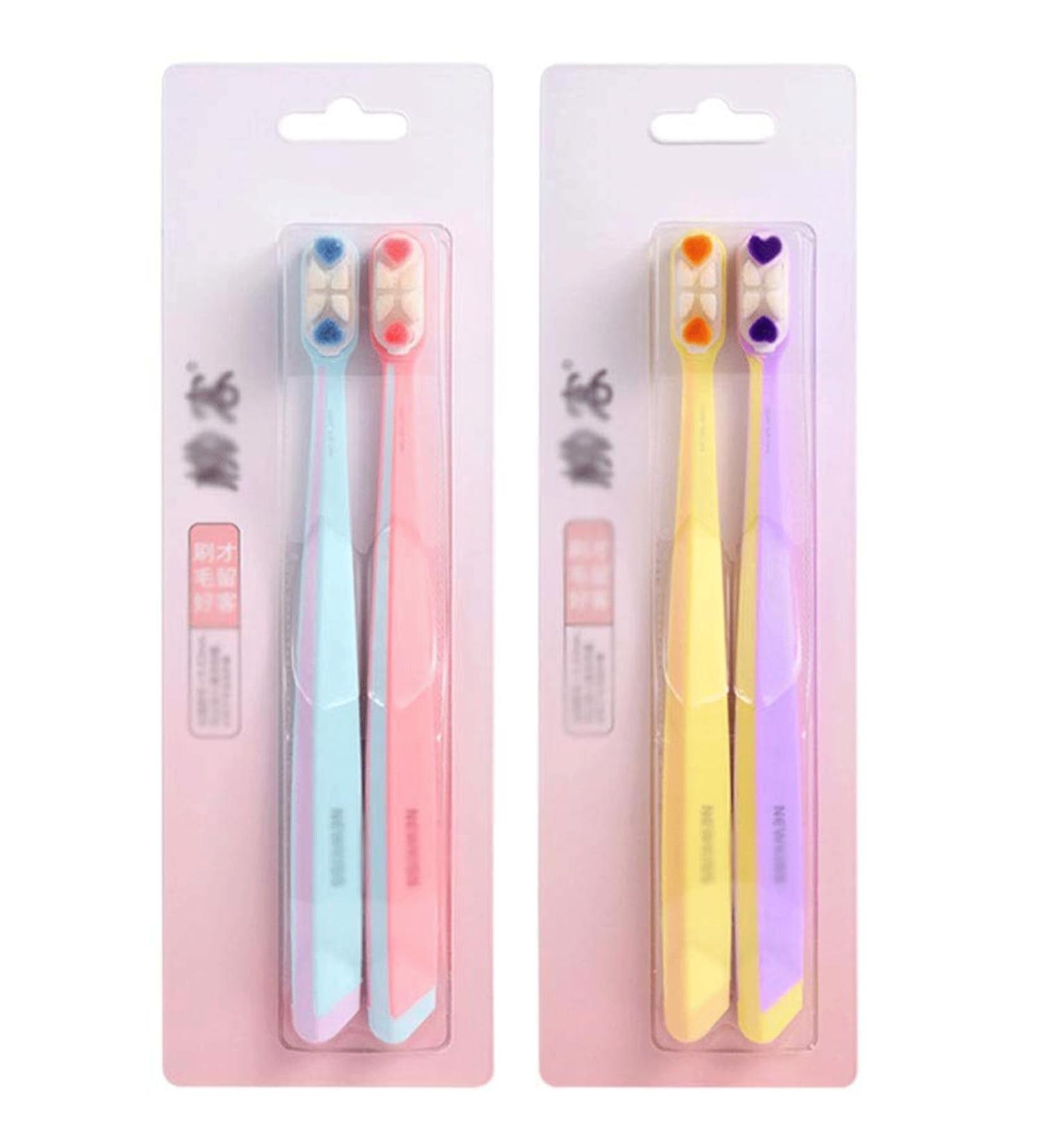 Ultra Soft Nano Manual Toothbrush - 10 000 Bristles for Adults & Juniors | Ideal for Pregnancy | Travel-Friendly Design - Buy Online on GoSupps.com