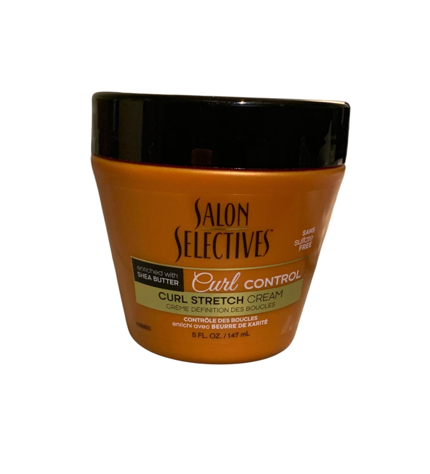 Salon Selectives Curl Control Curl Stretch Cream 5 fl oz Enriched with Shea Butter
