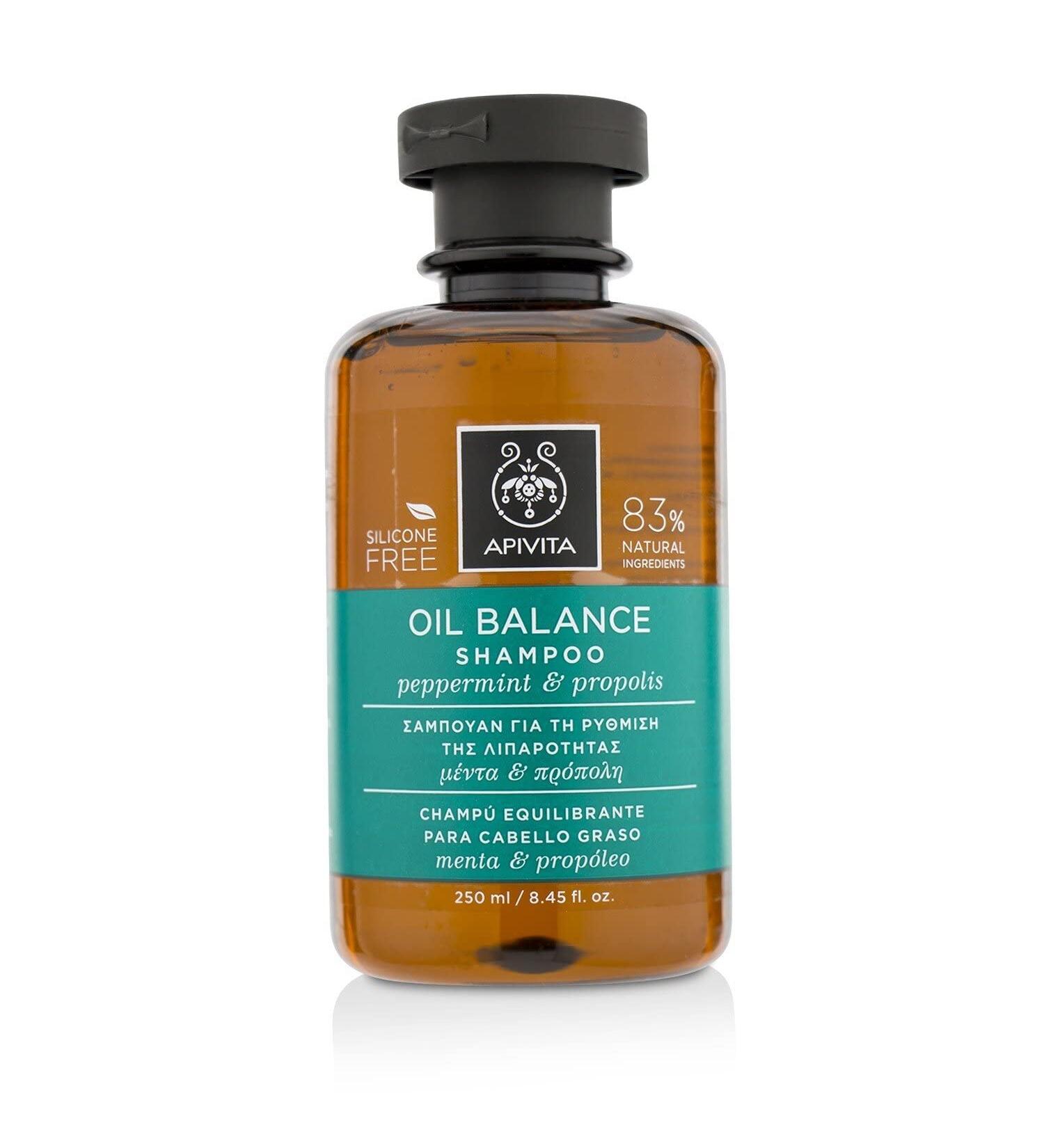 Oil Balance Shampoo with Peppermint & Propolis (For Oily Hair) - 250ml/8.45oz - Buy Online on GoSupps.com